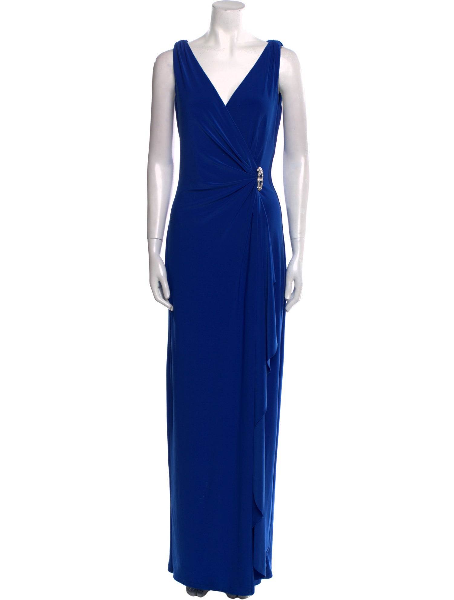 Lauren Ralph Lauren V-Neck Long Dress