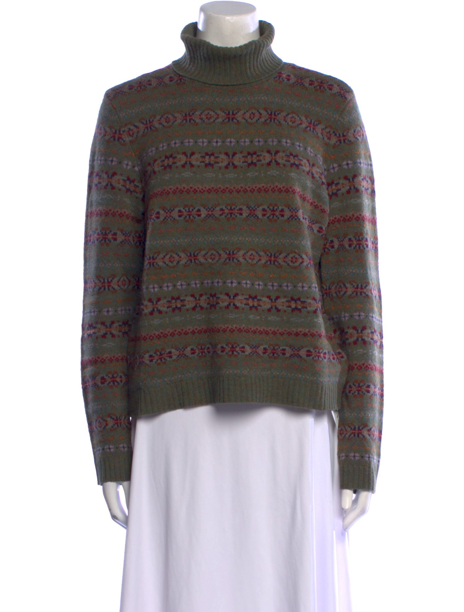 Lauren Ralph Lauren Wool Striped Sweater