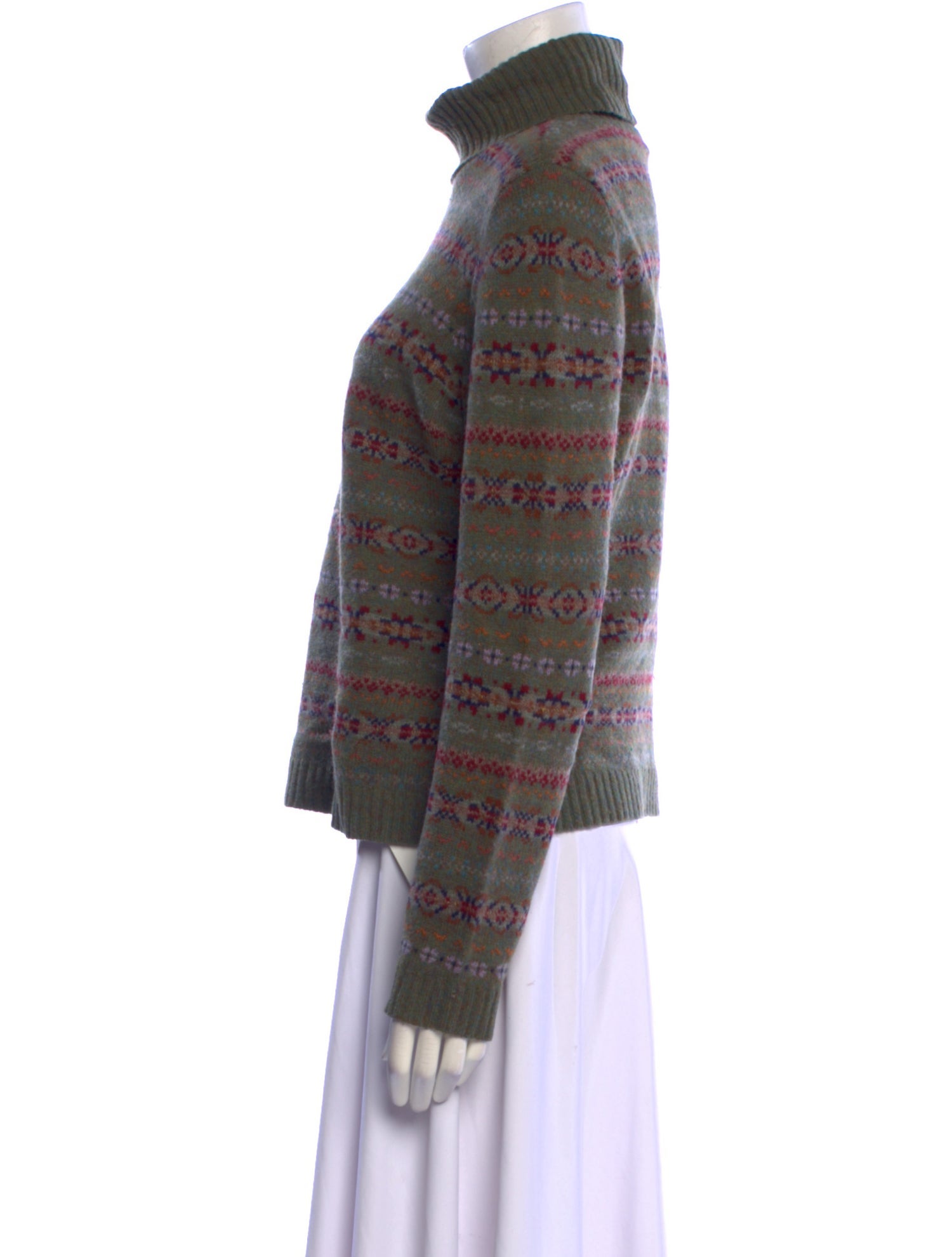 Lauren Ralph Lauren Wool Striped Sweater