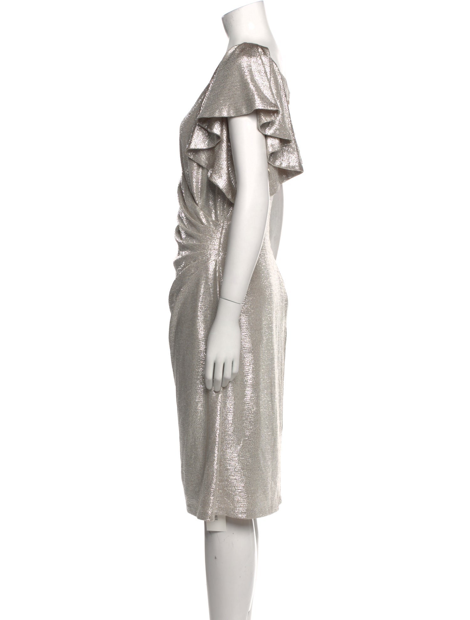 Lauren Ralph Lauren V-Neck Knee-Length Dress