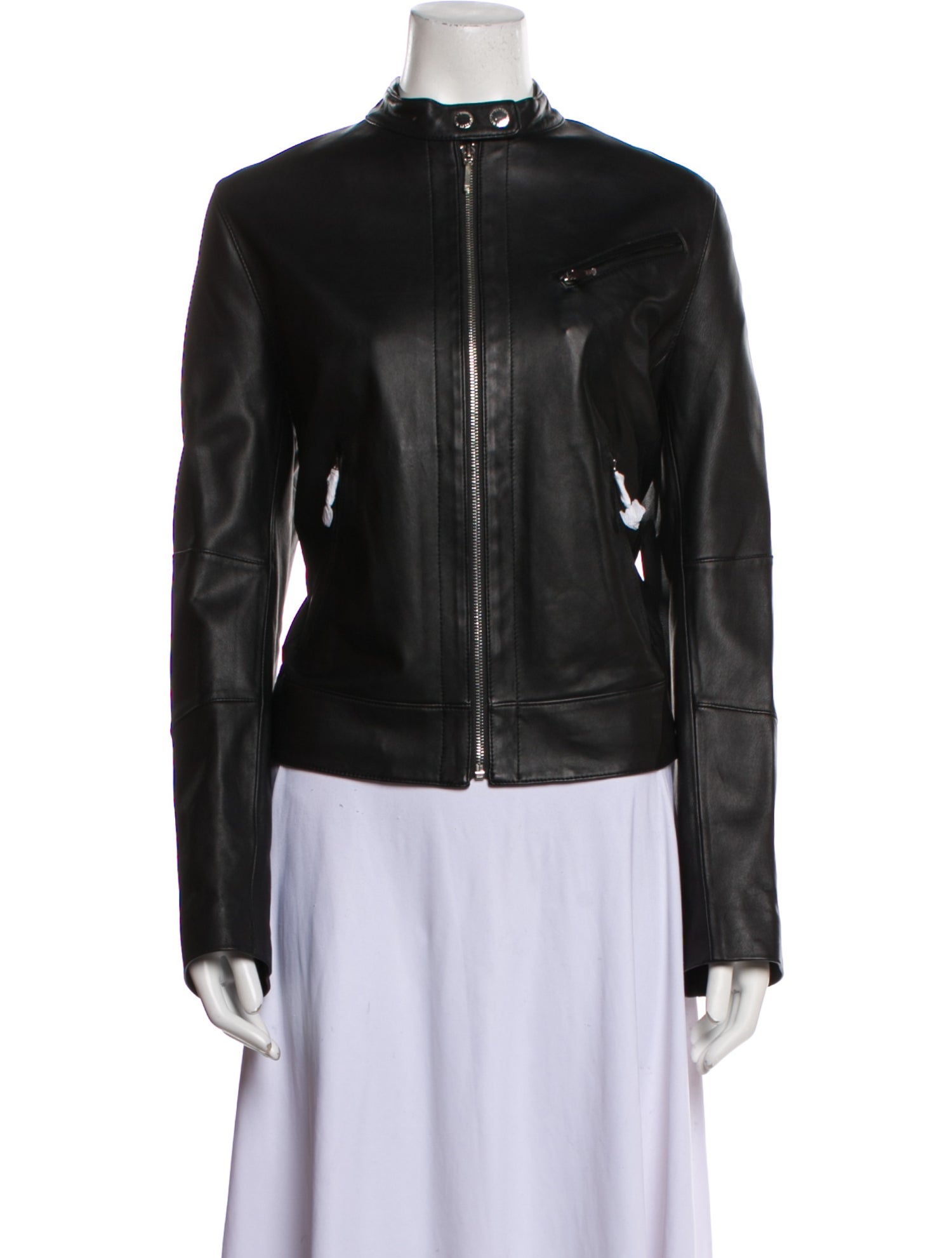 Lauren Ralph Lauren Leather Biker Jacket