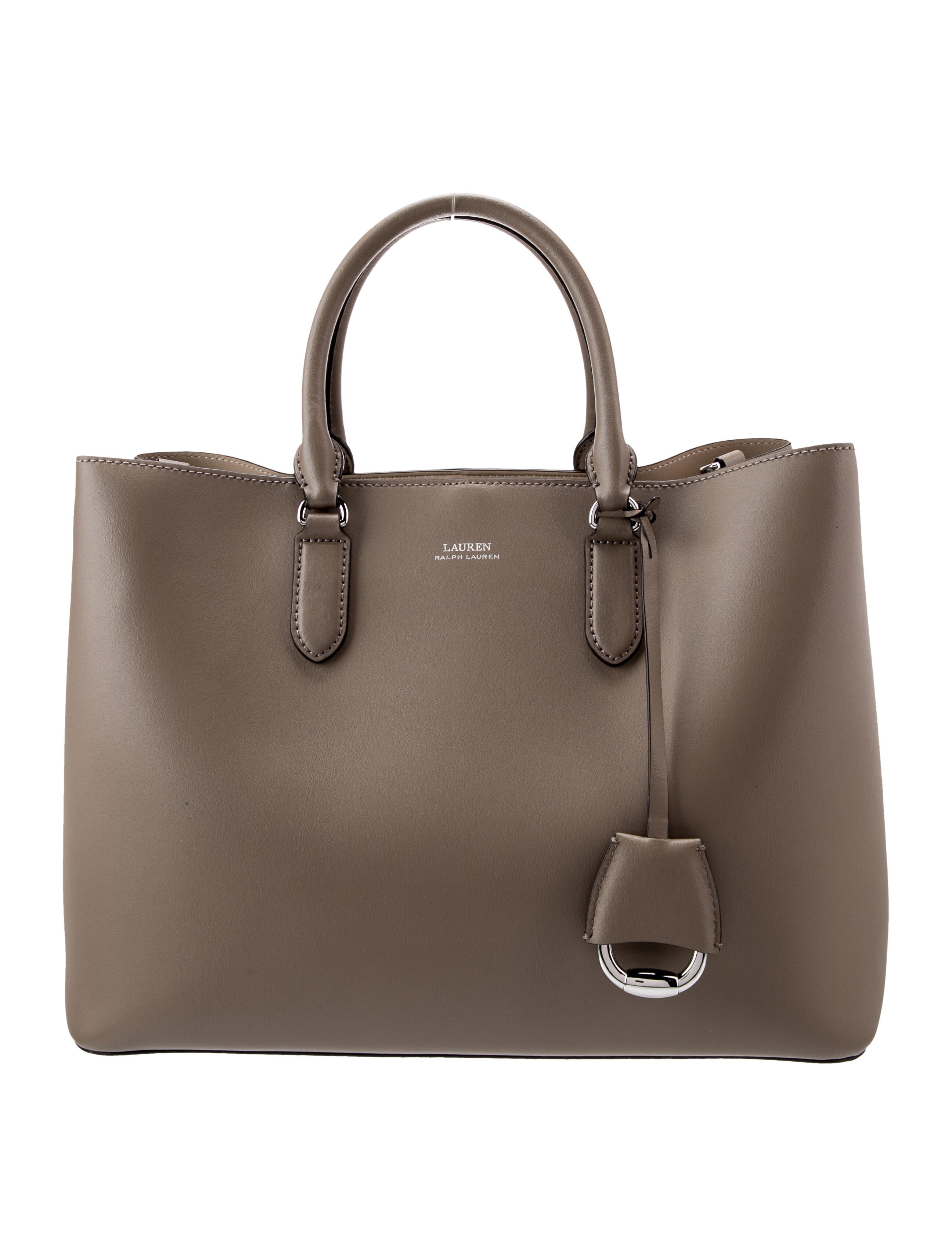 Lauren Ralph Lauren Leather Top Handle Bag