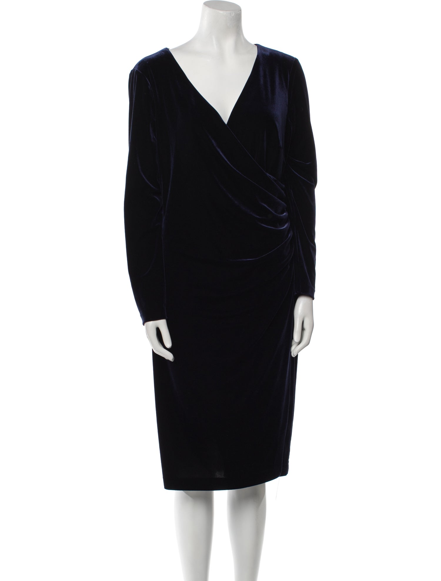Lauren Ralph Lauren Cowl Neck Knee-Length Dress