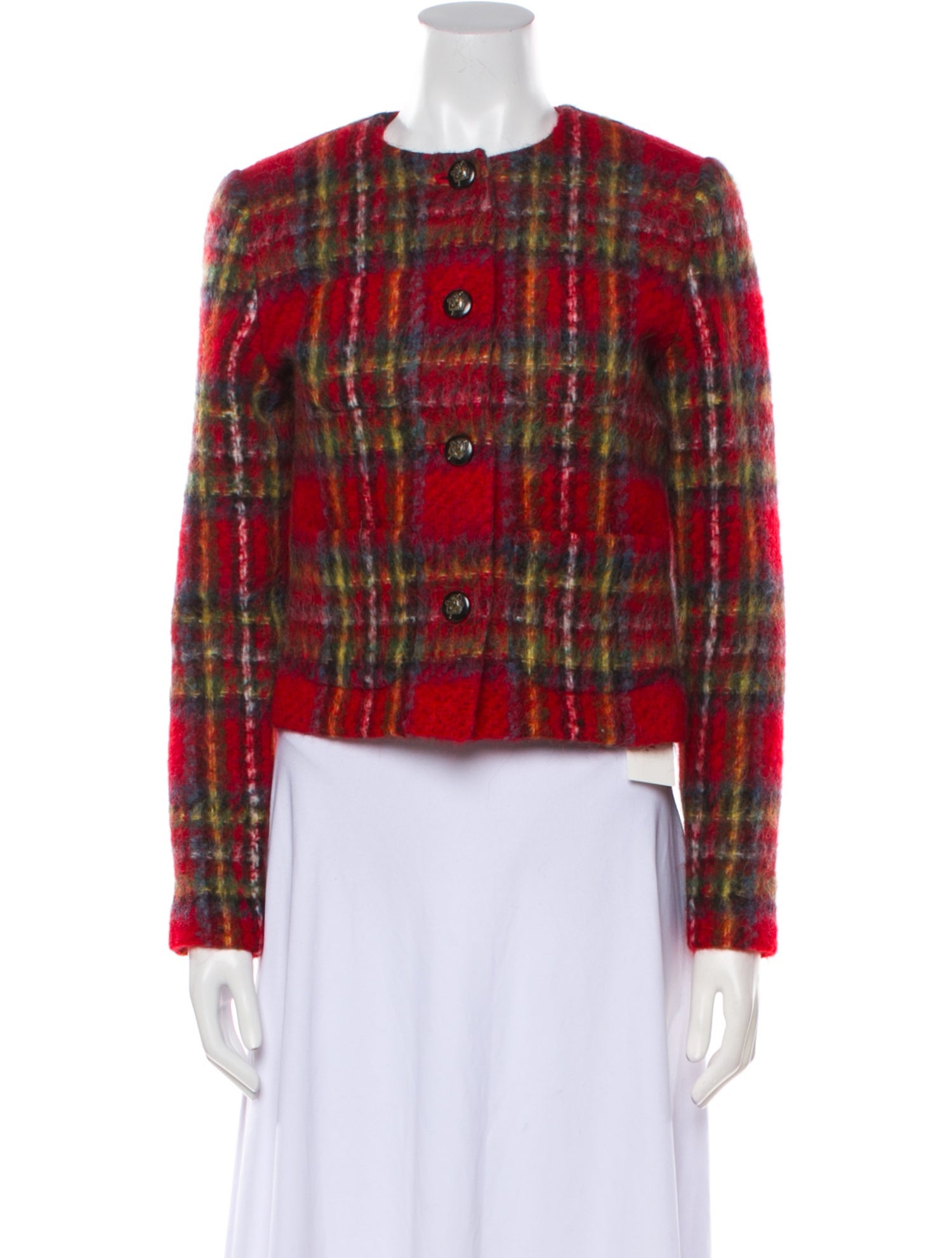Lauren Ralph Lauren Plaid Print Evening Jacket w/ Tags
