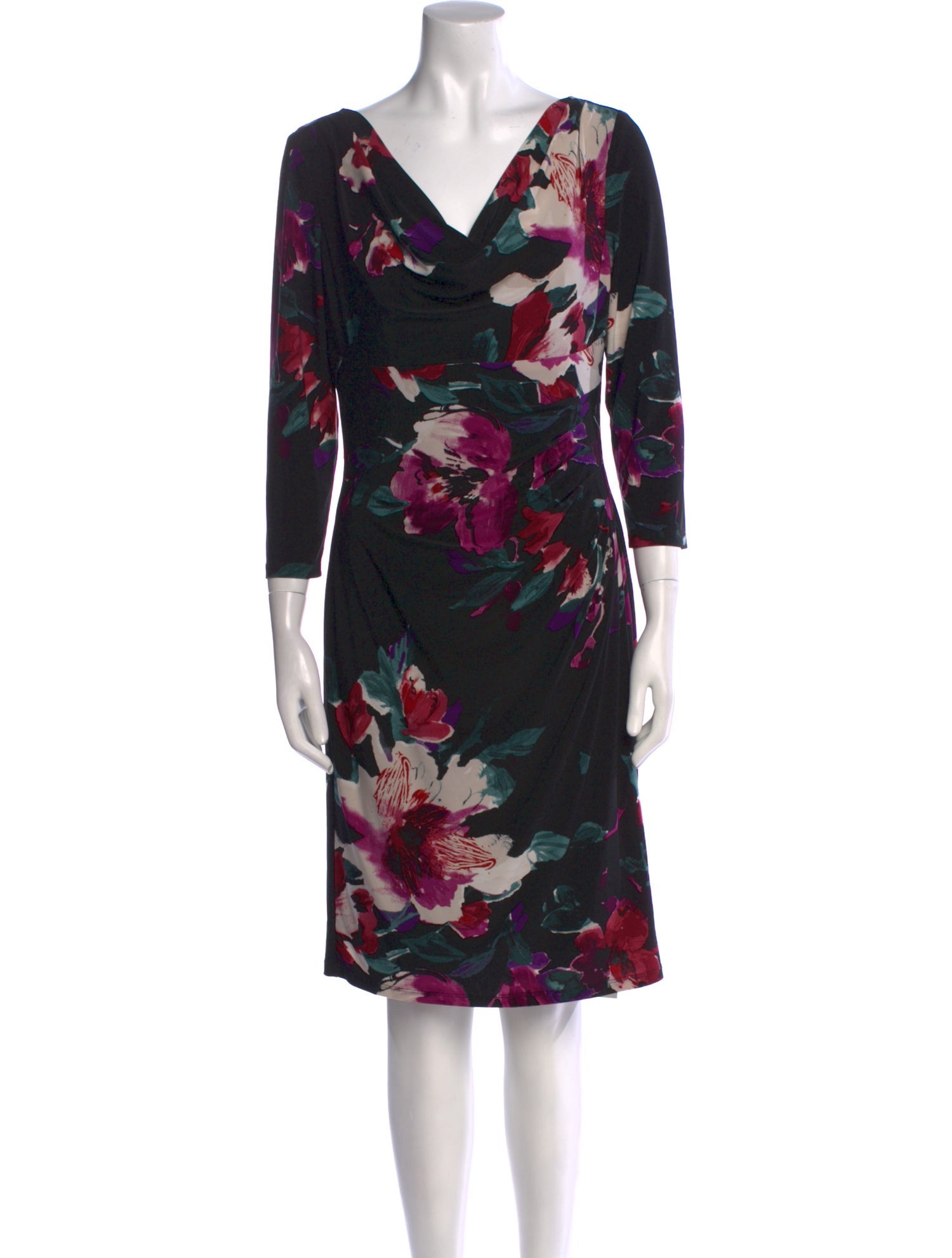 Lauren Ralph Lauren Floral Print Knee-Length Dress