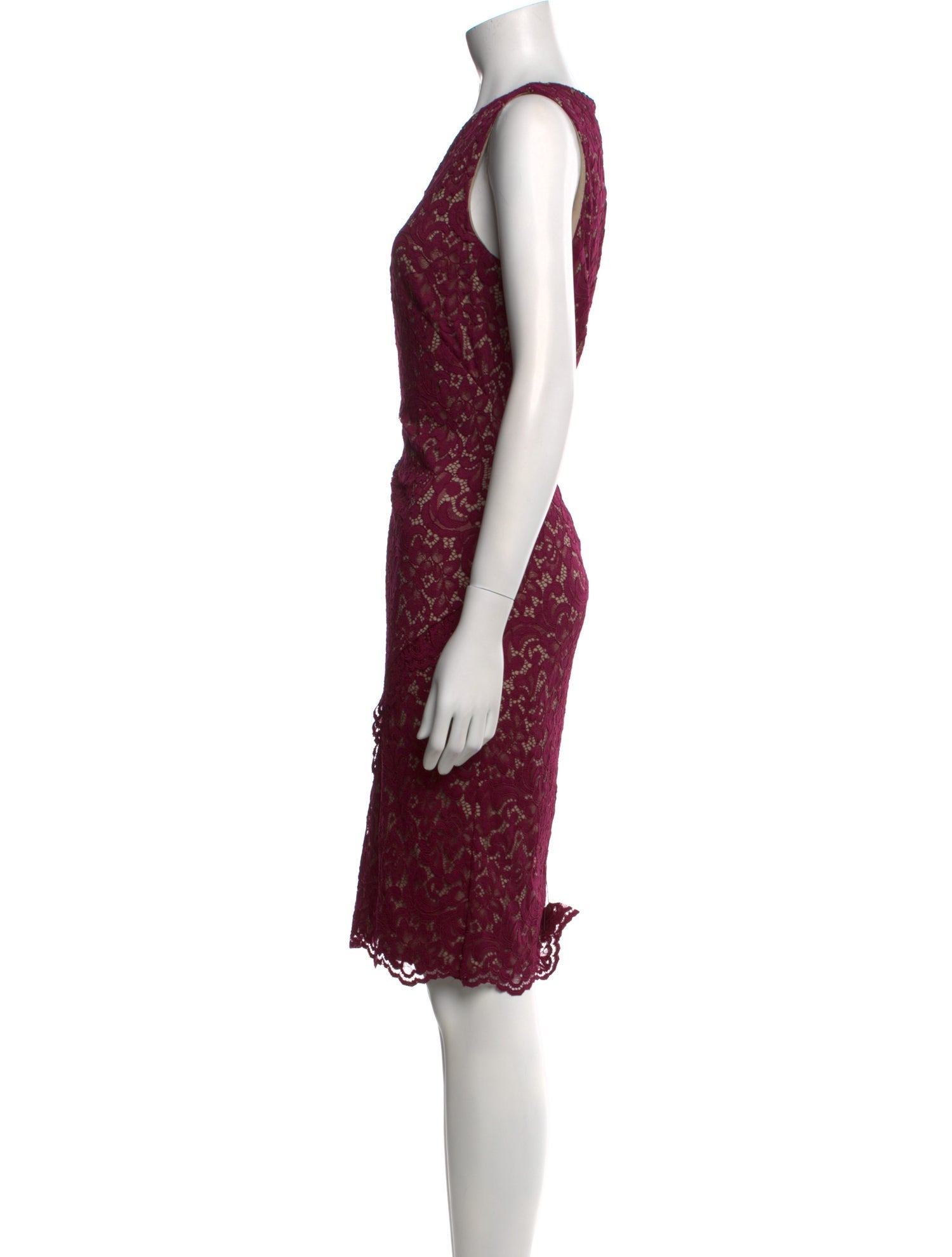Lauren Ralph Lauren Lace Pattern Knee-Length Dress w/ Tags