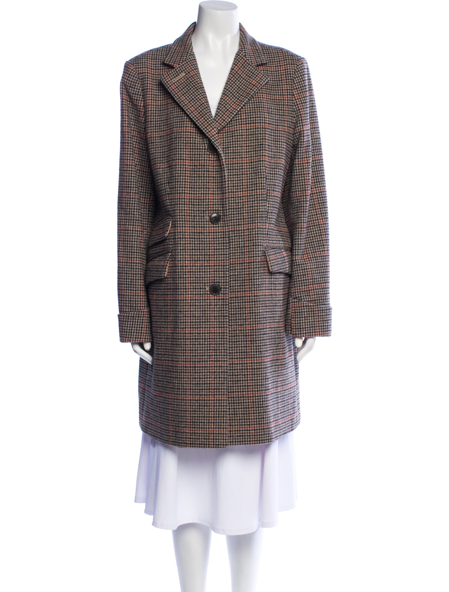 Lauren Ralph Lauren Plaid Print Coat