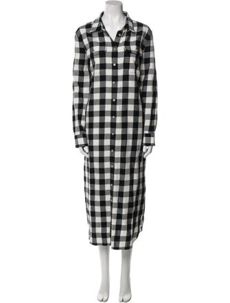 Lauren Ralph Lauren Plaid Print Long Dress