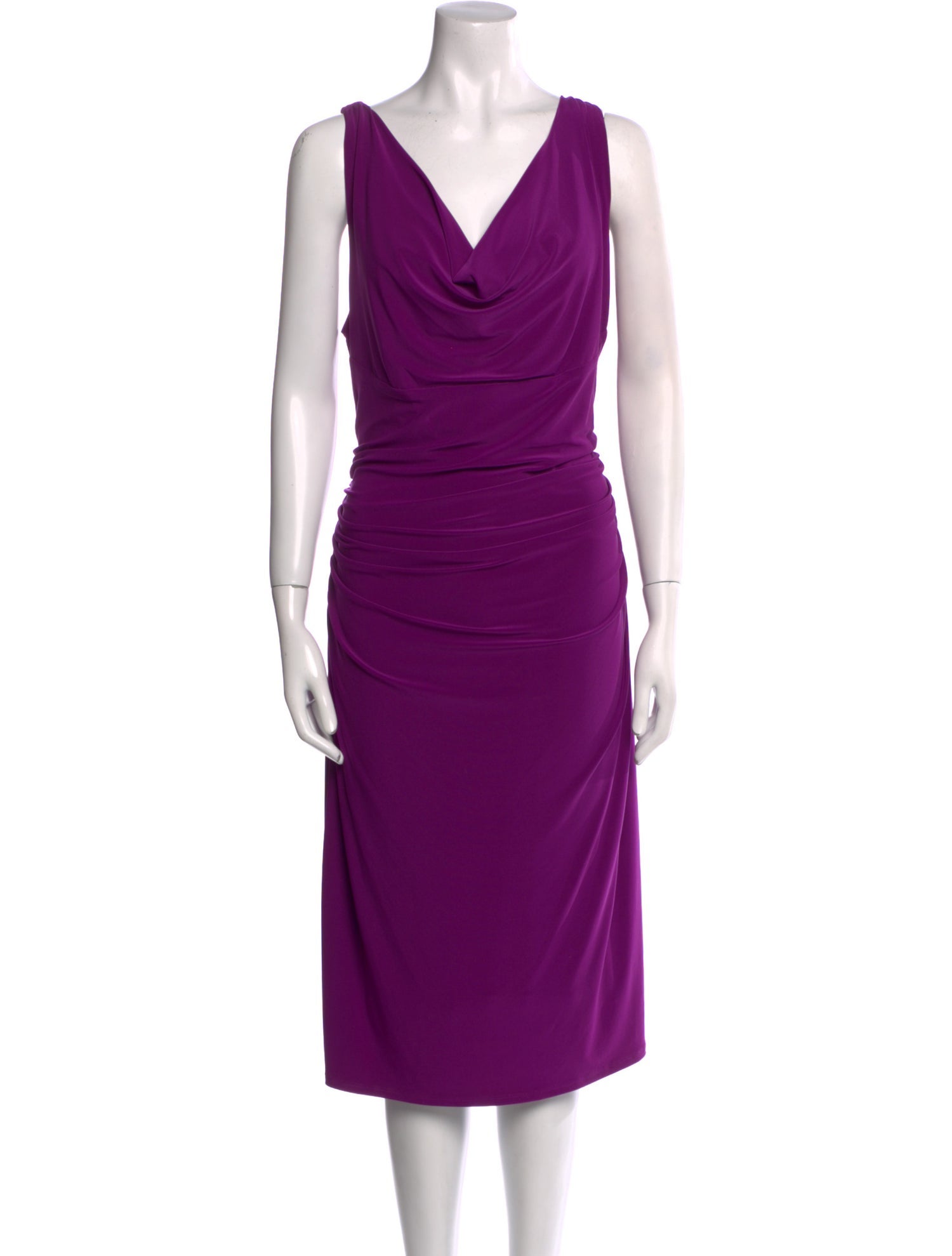 Lauren Ralph Lauren Silk Midi Length Dress