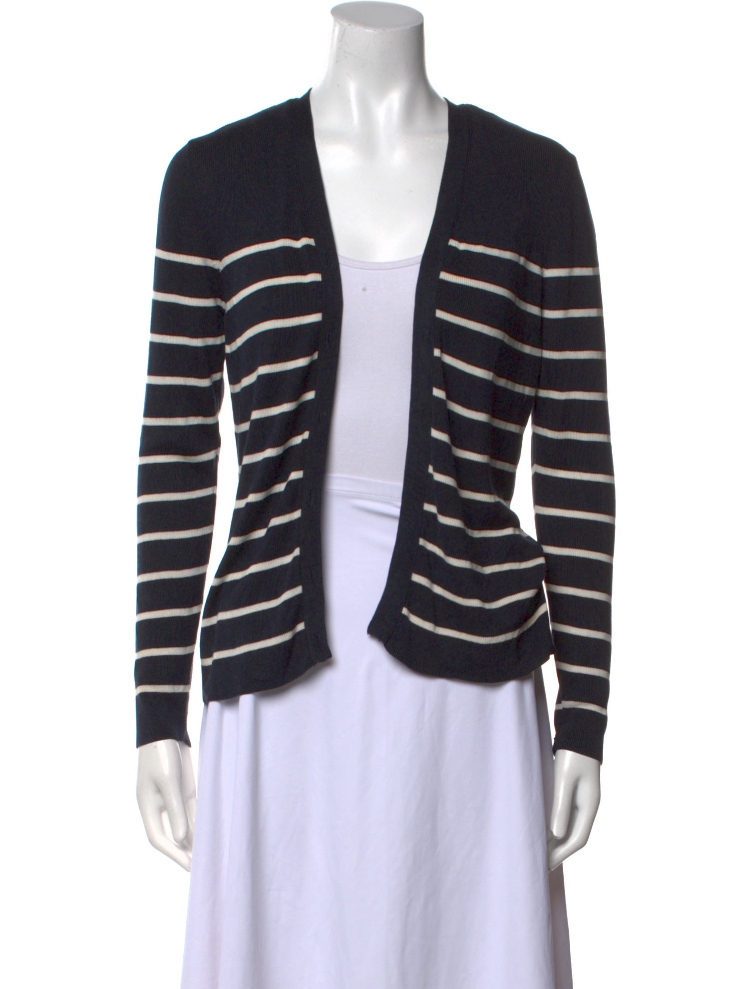 Lauren Ralph Lauren Silk Striped Sweater