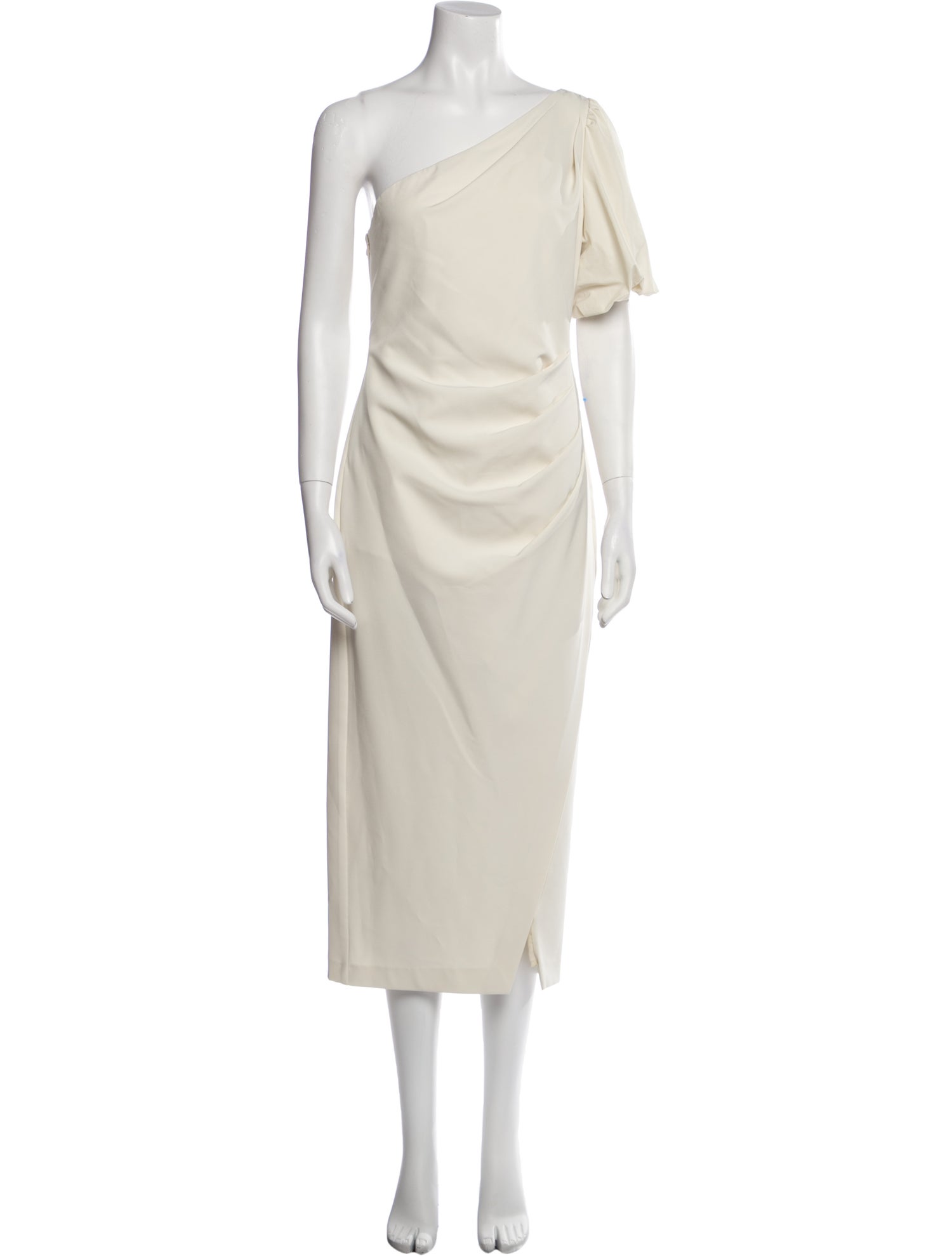 Lauren Ralph Lauren One-Shoulder Long Dress