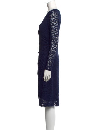 Lauren Ralph Lauren Lace Pattern Knee-Length Dress