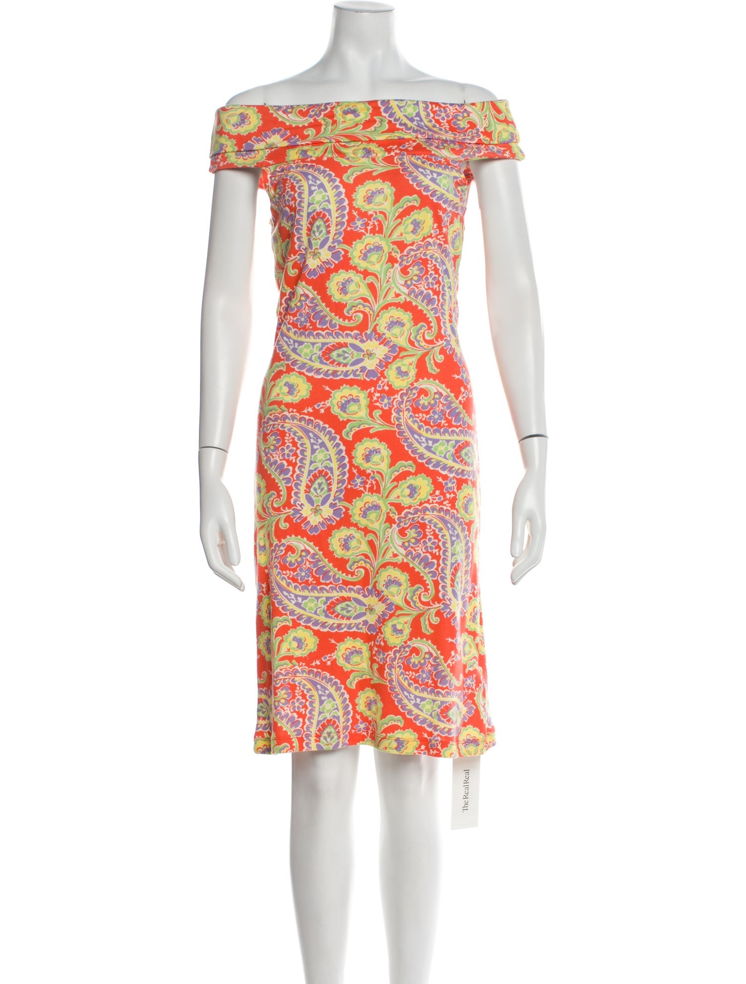 Lauren Ralph Lauren Paisley Print Knee-Length Dress