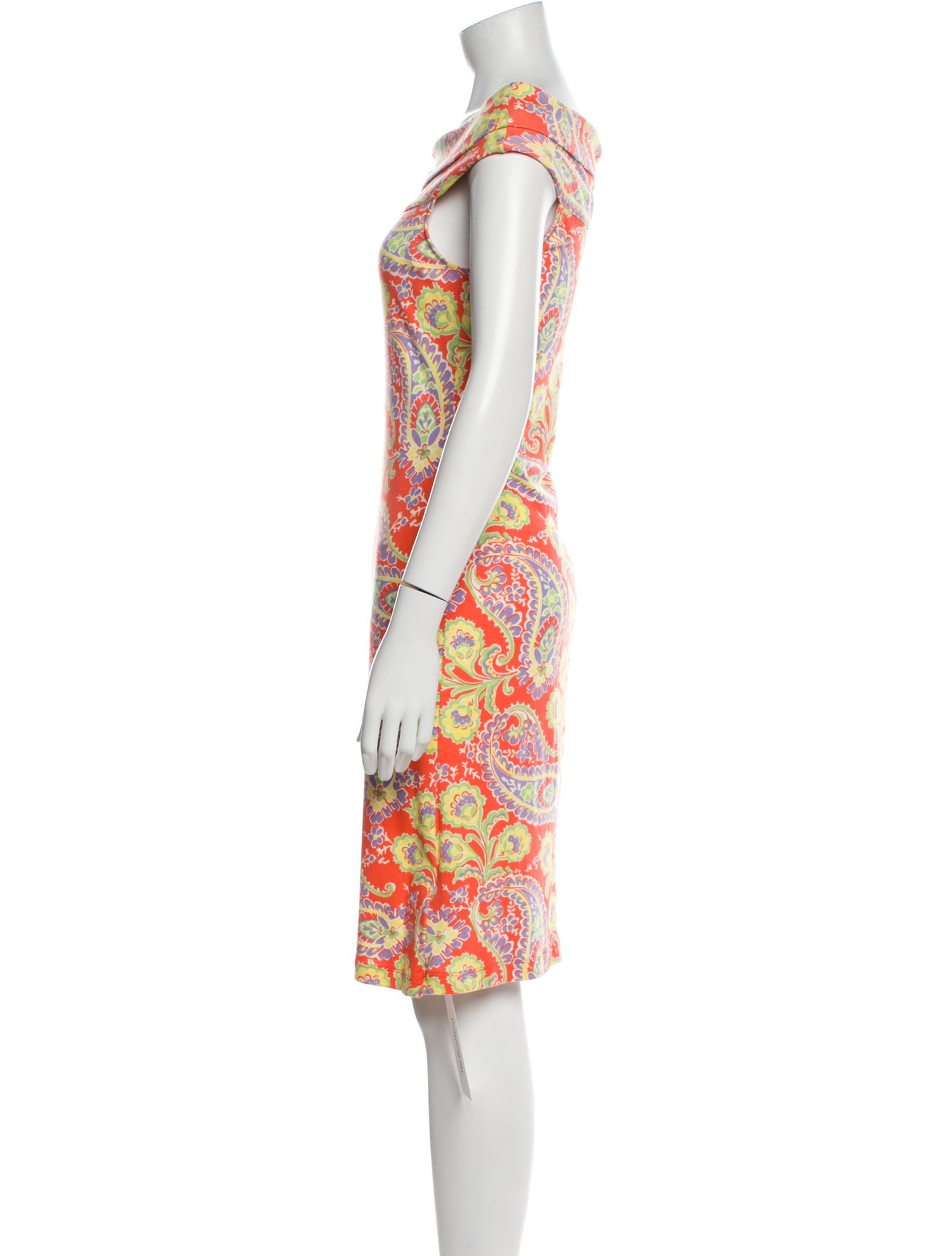 Lauren Ralph Lauren Paisley Print Knee-Length Dress