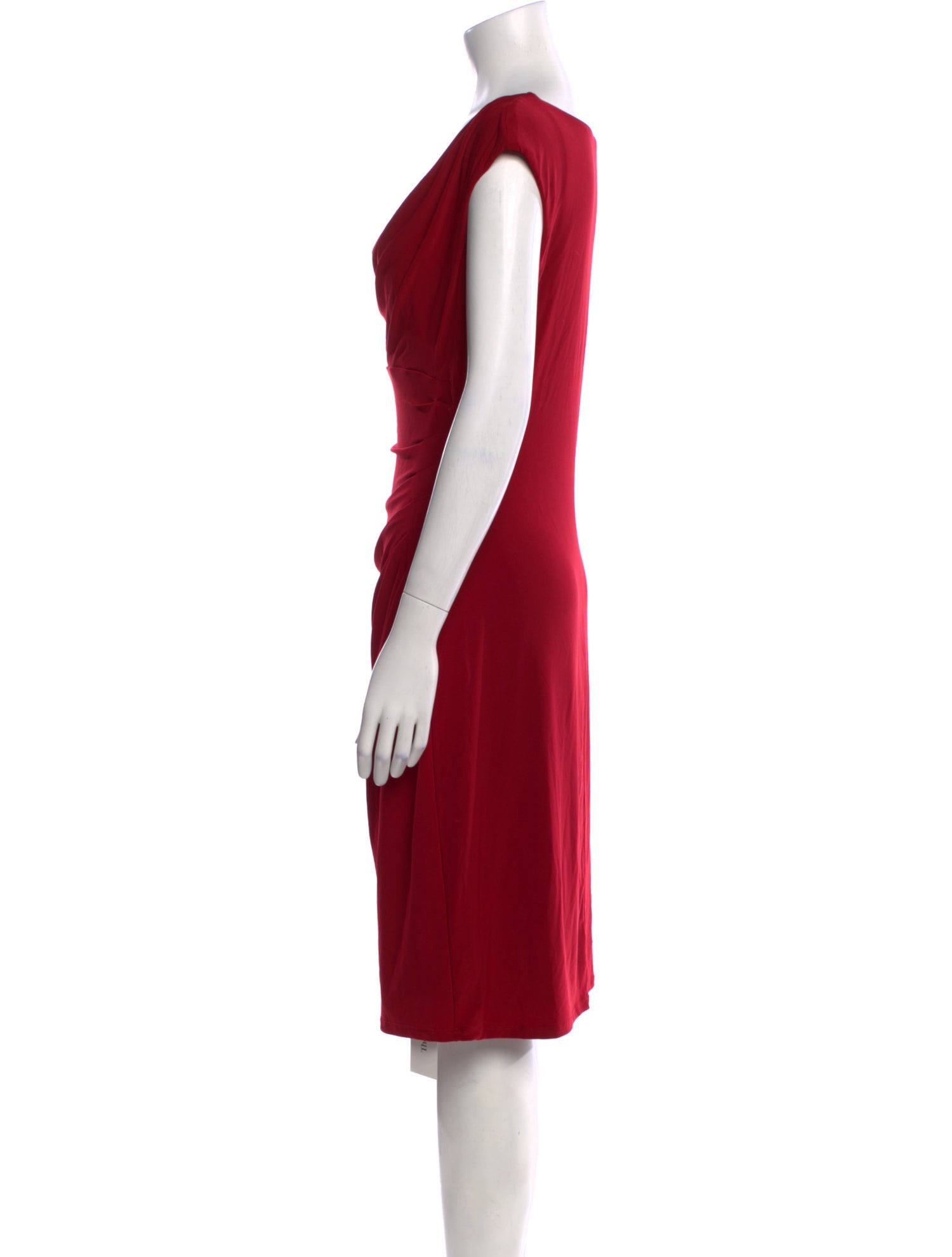 Lauren Ralph Lauren Cowl Neck Knee-Length Dress