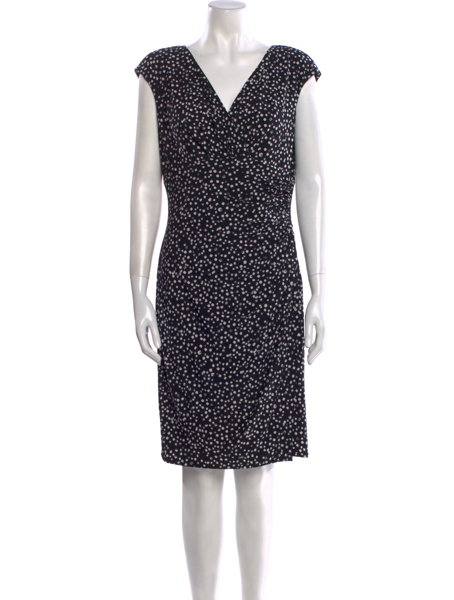 Lauren Ralph Lauren Polka Dot Print Mini Dress