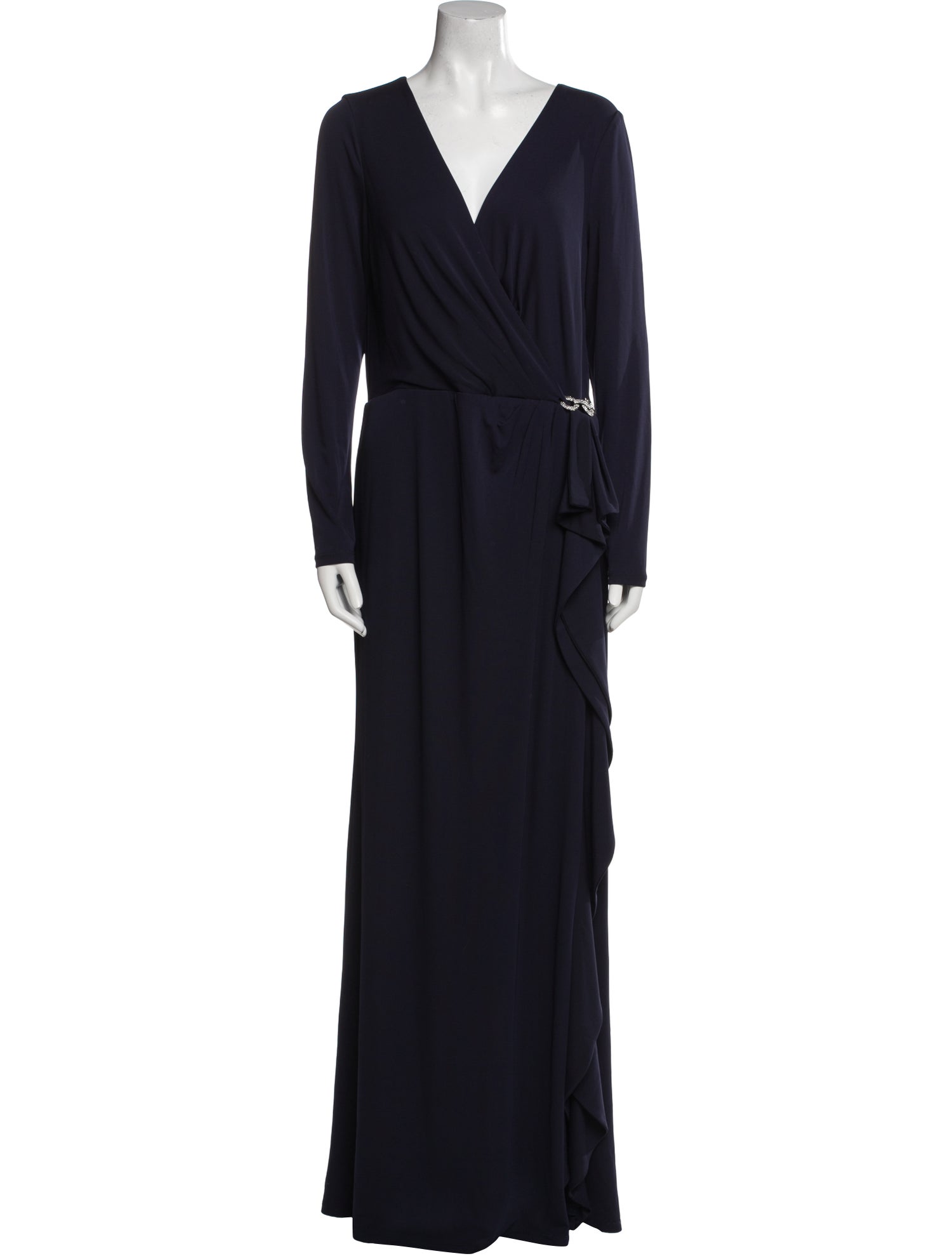 Lauren Ralph Lauren V-Neck Long Dress