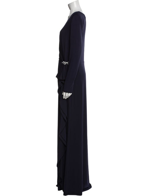 Lauren Ralph Lauren V-Neck Long Dress