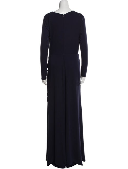 Lauren Ralph Lauren V-Neck Long Dress