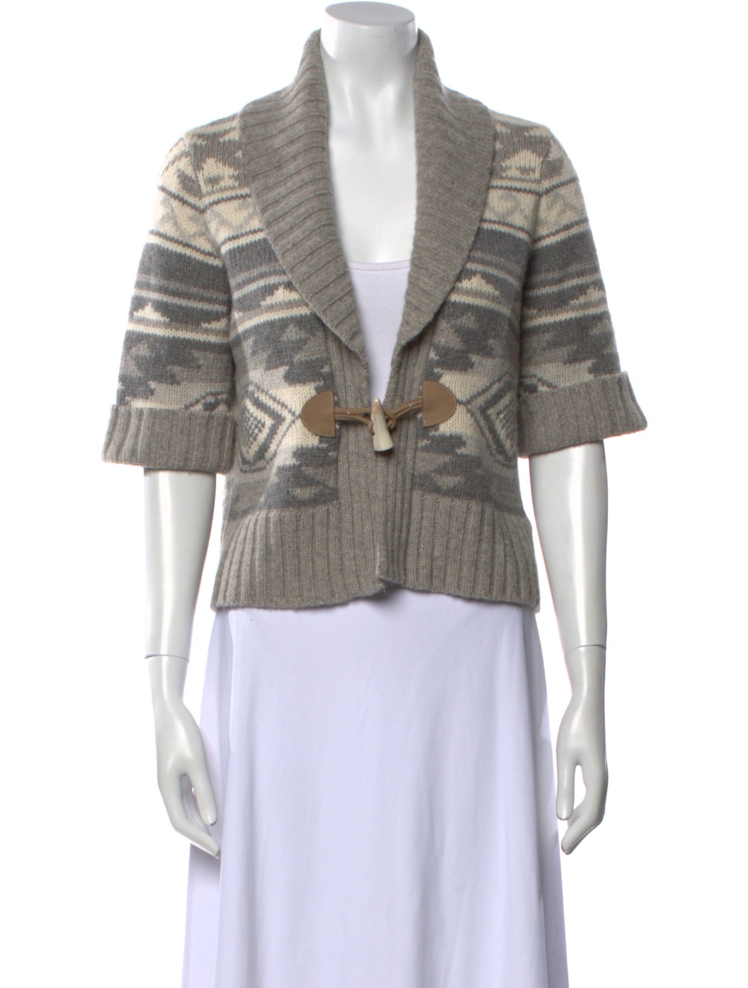 Lauren Ralph Lauren Wool Printed Sweater