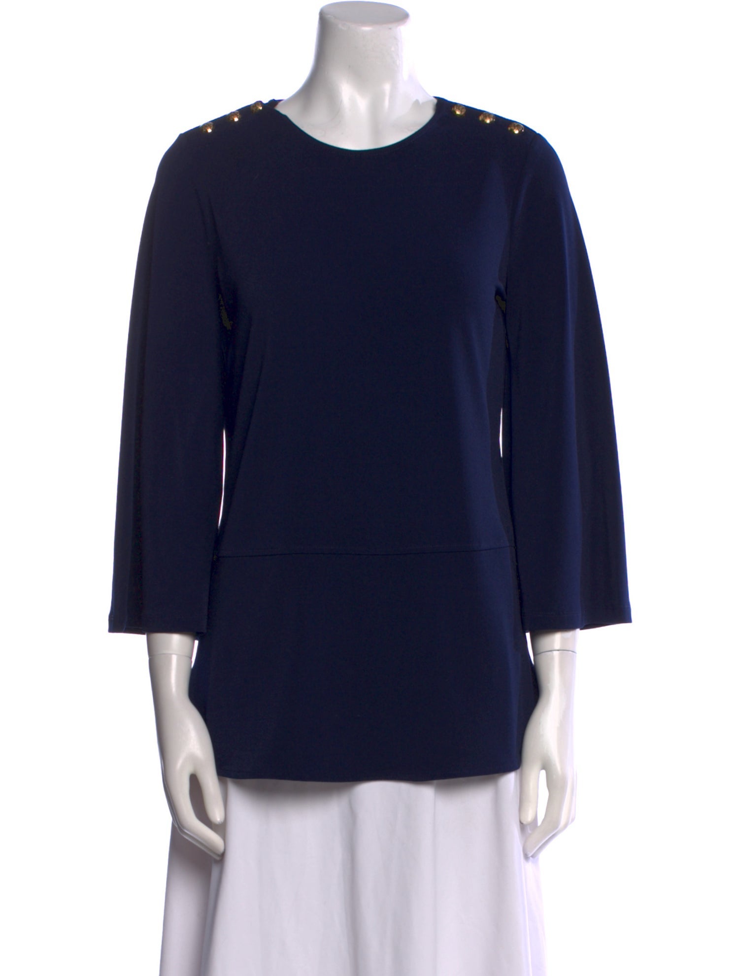 Lauren Ralph Lauren Silk Crew Neck Sweatshirt