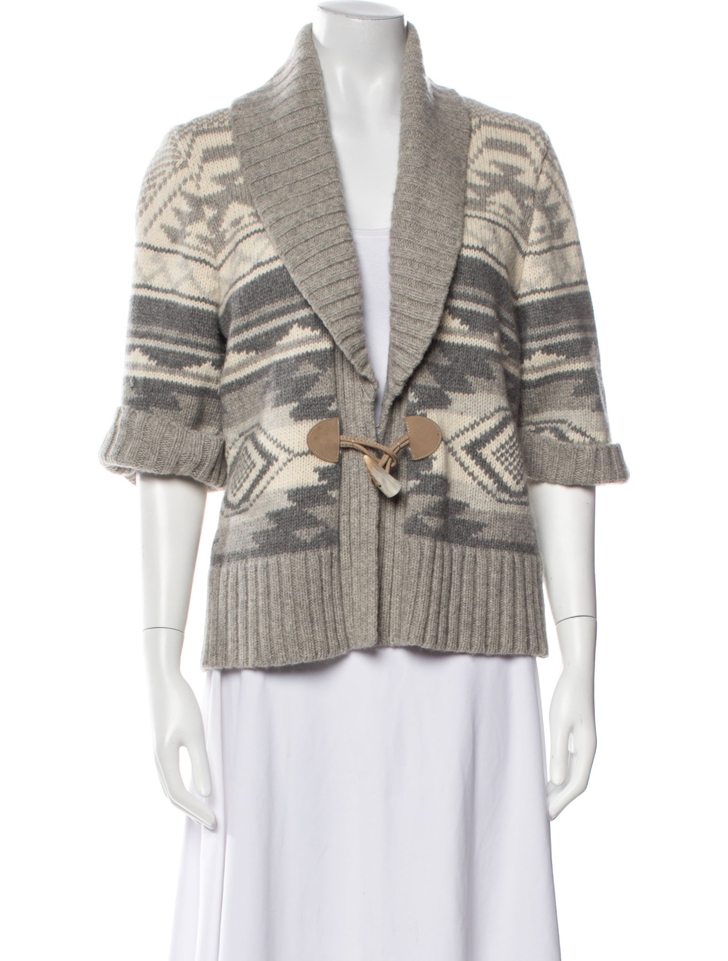Lauren Ralph Lauren Wool Printed Sweater