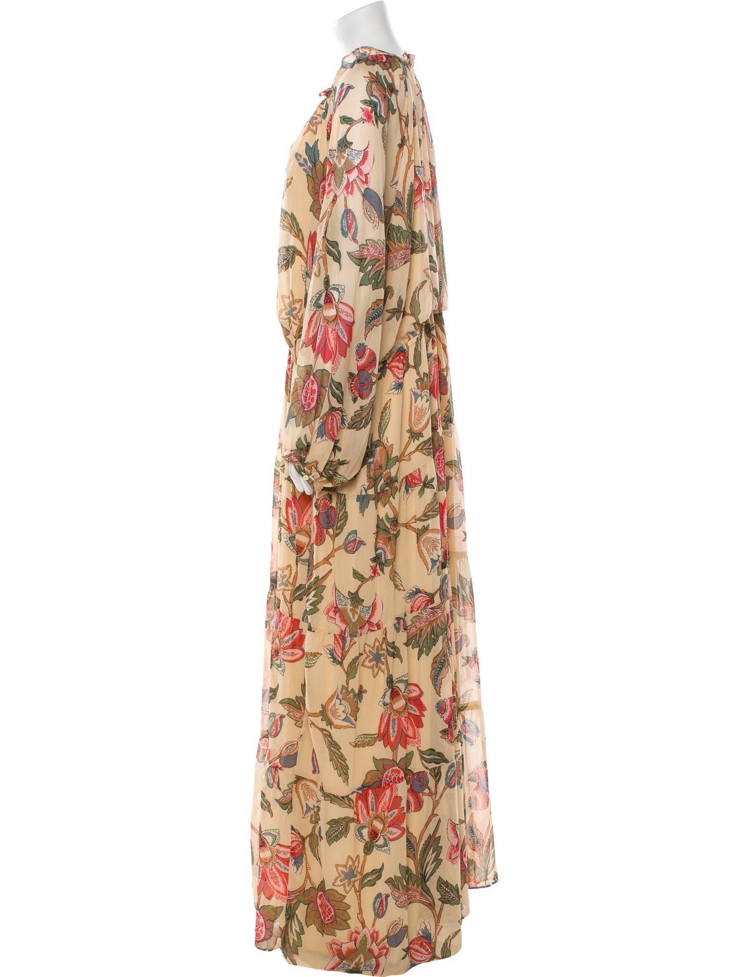 Lauren Ralph Lauren Floral Print Long Dress