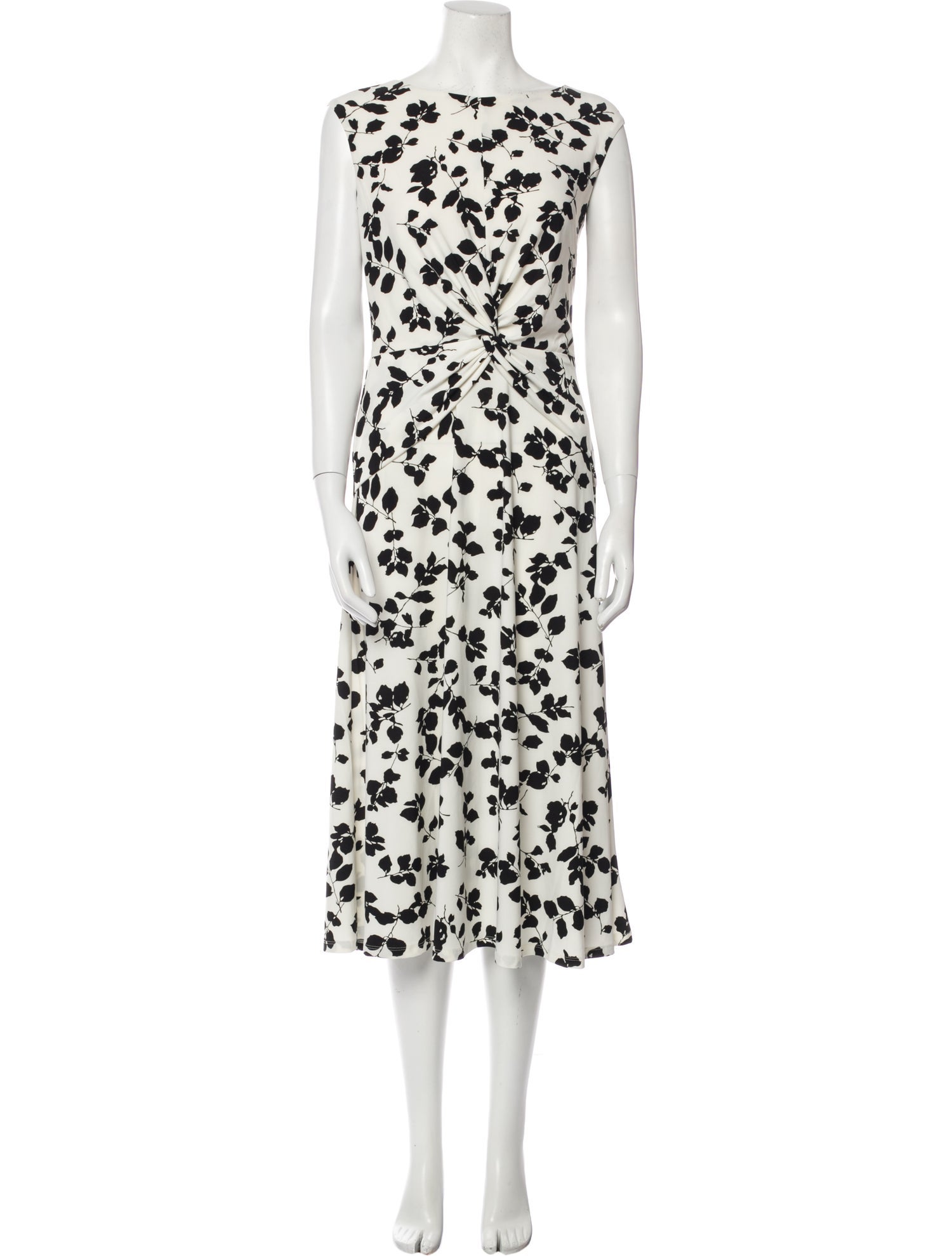 Lauren Ralph Lauren Floral Print Midi Length Dress