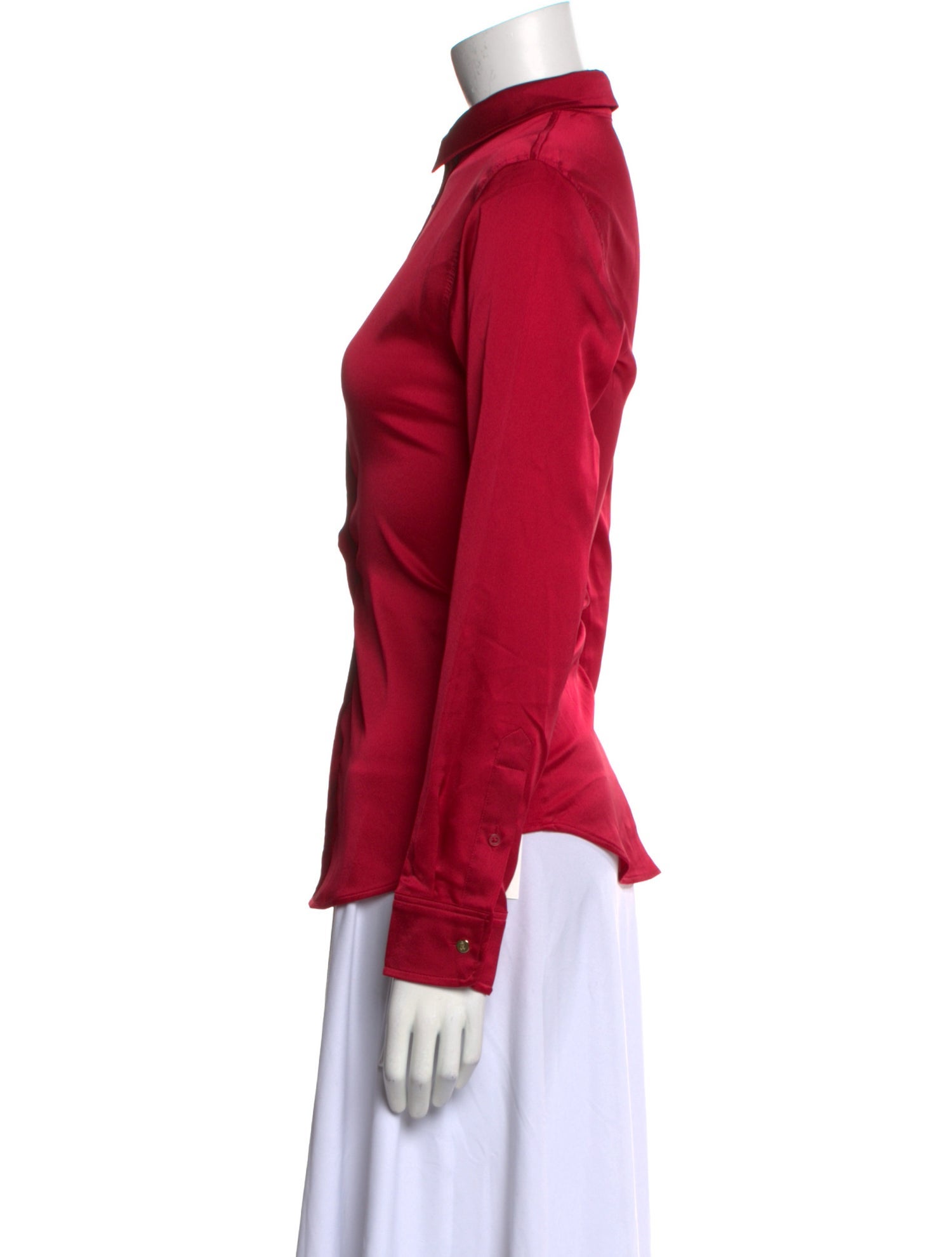 Lauren Ralph Lauren Long Sleeve Button-Up Top