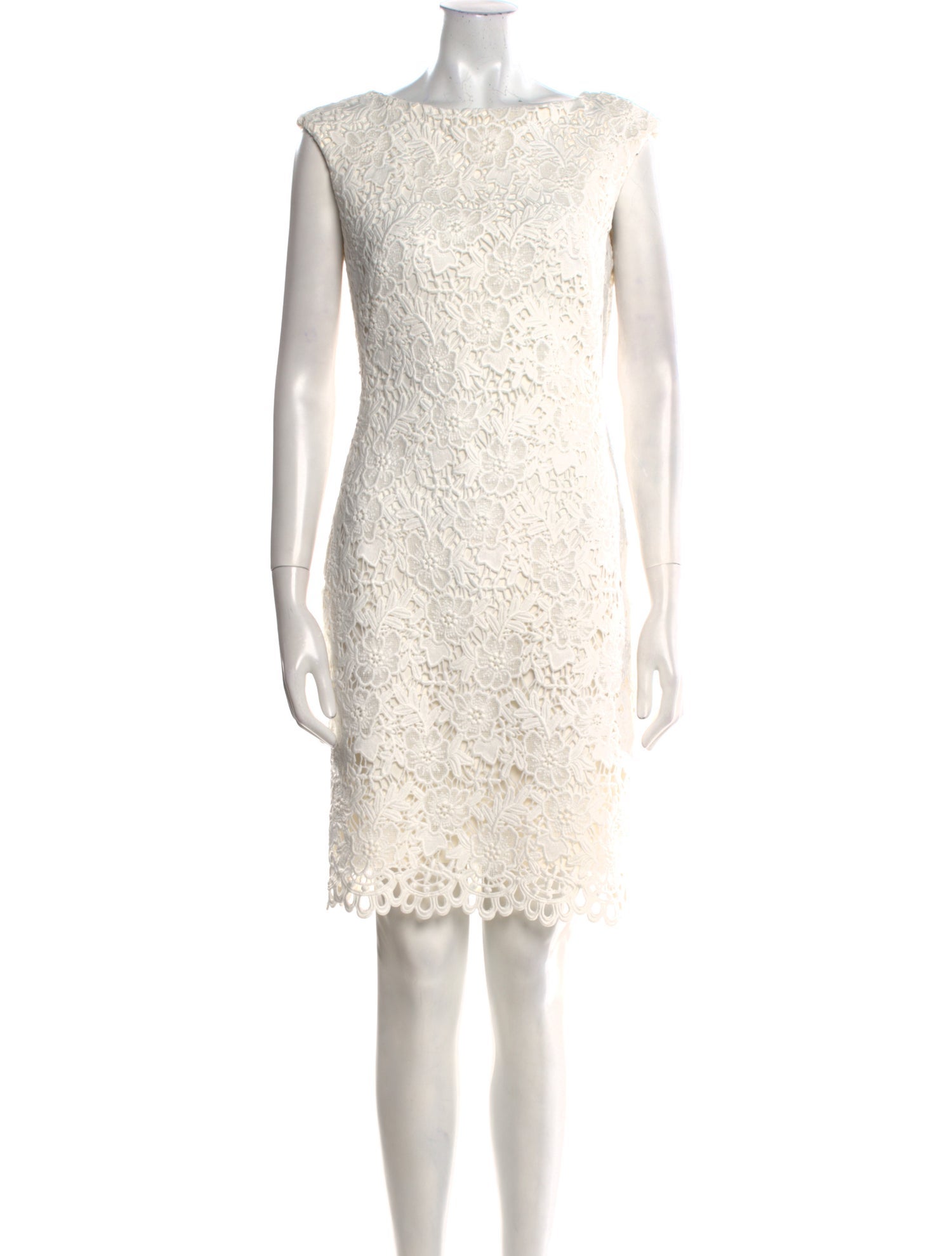 Lauren Ralph Lauren Bateau Neckline Mini Dress