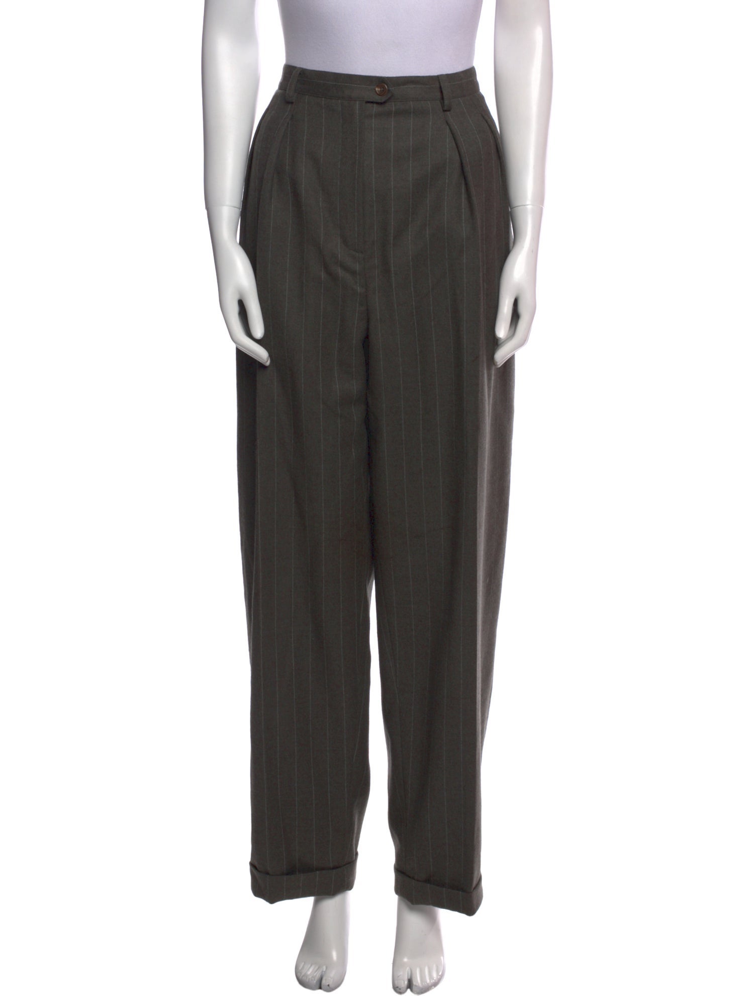 Lauren Ralph Lauren Wool Straight Leg Pants