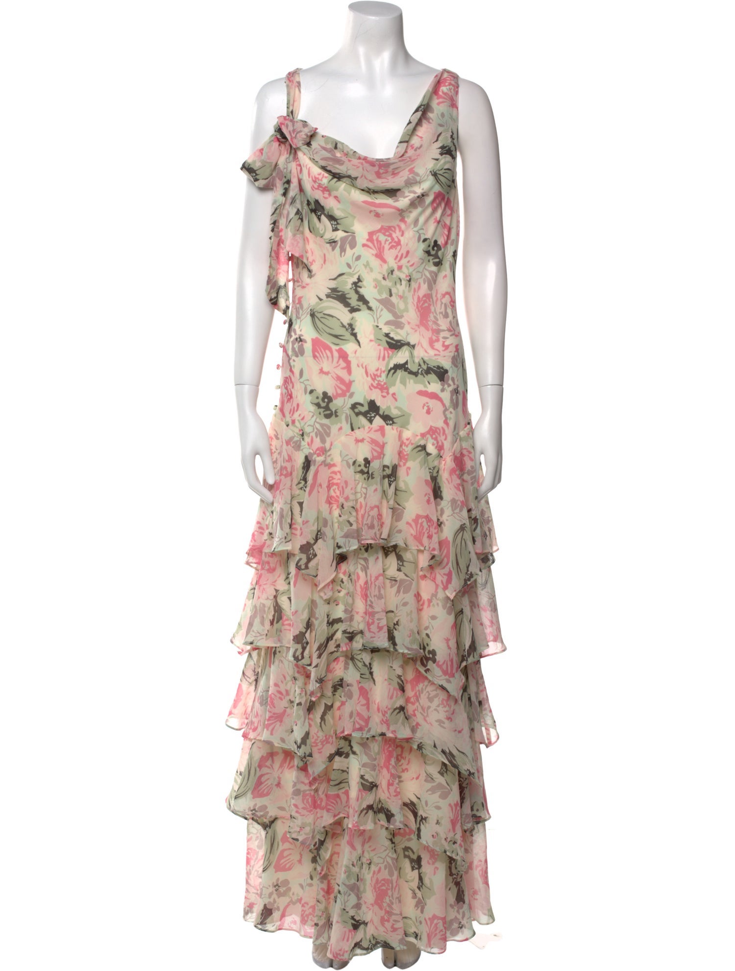 Lauren Ralph Lauren Floral Print Long Dress