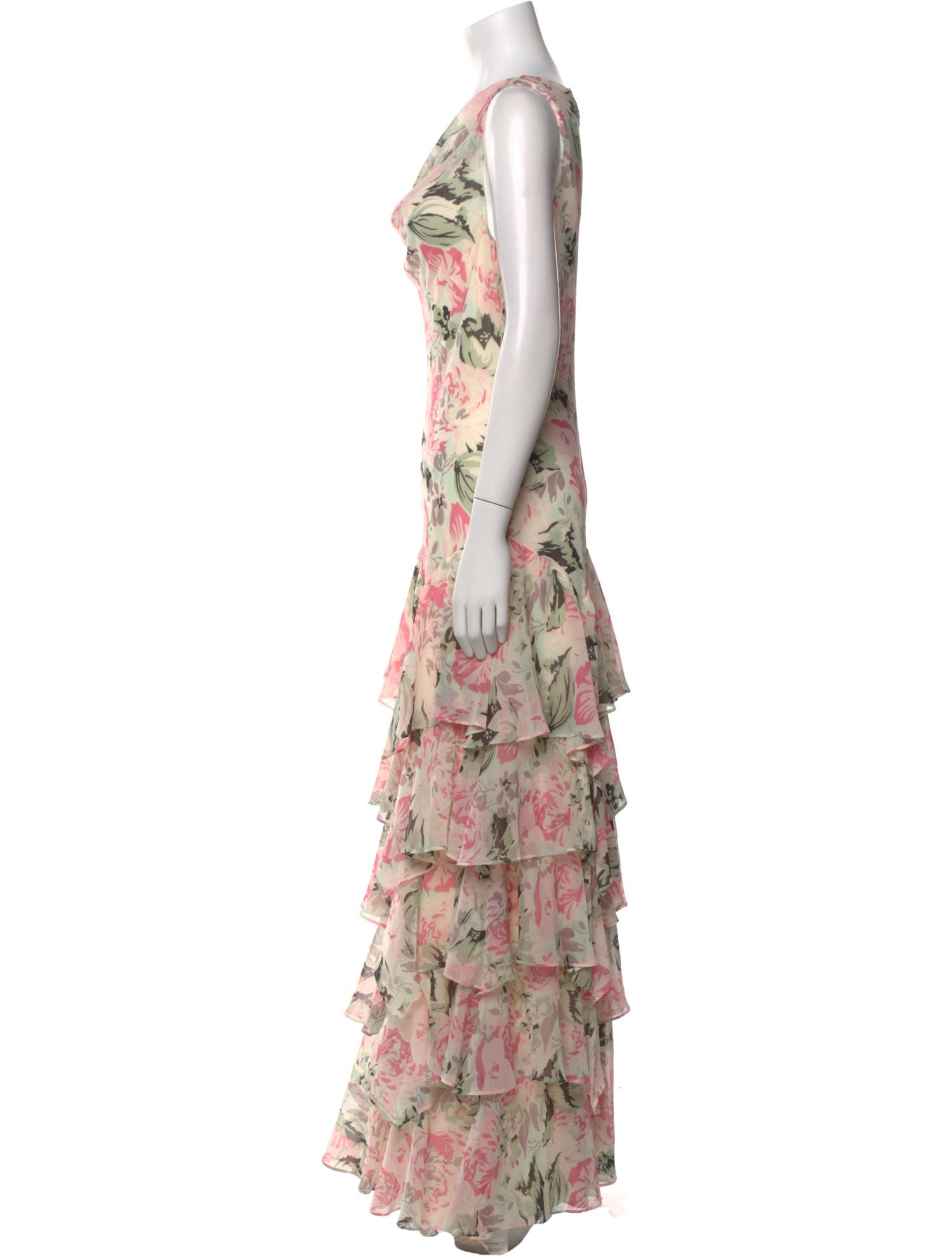 Lauren Ralph Lauren Floral Print Long Dress