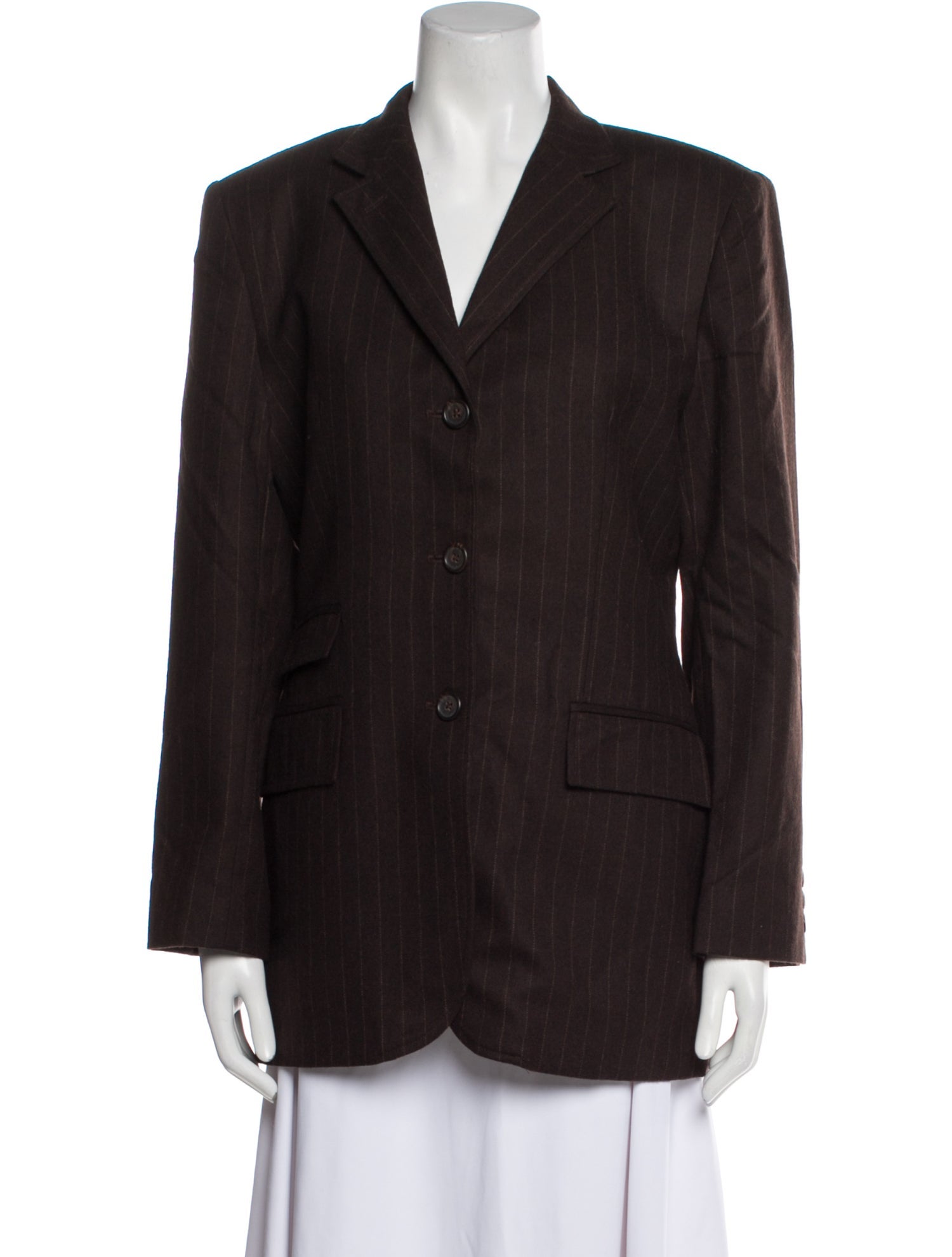 Lauren Ralph Lauren Wool Plaid Print Blazer