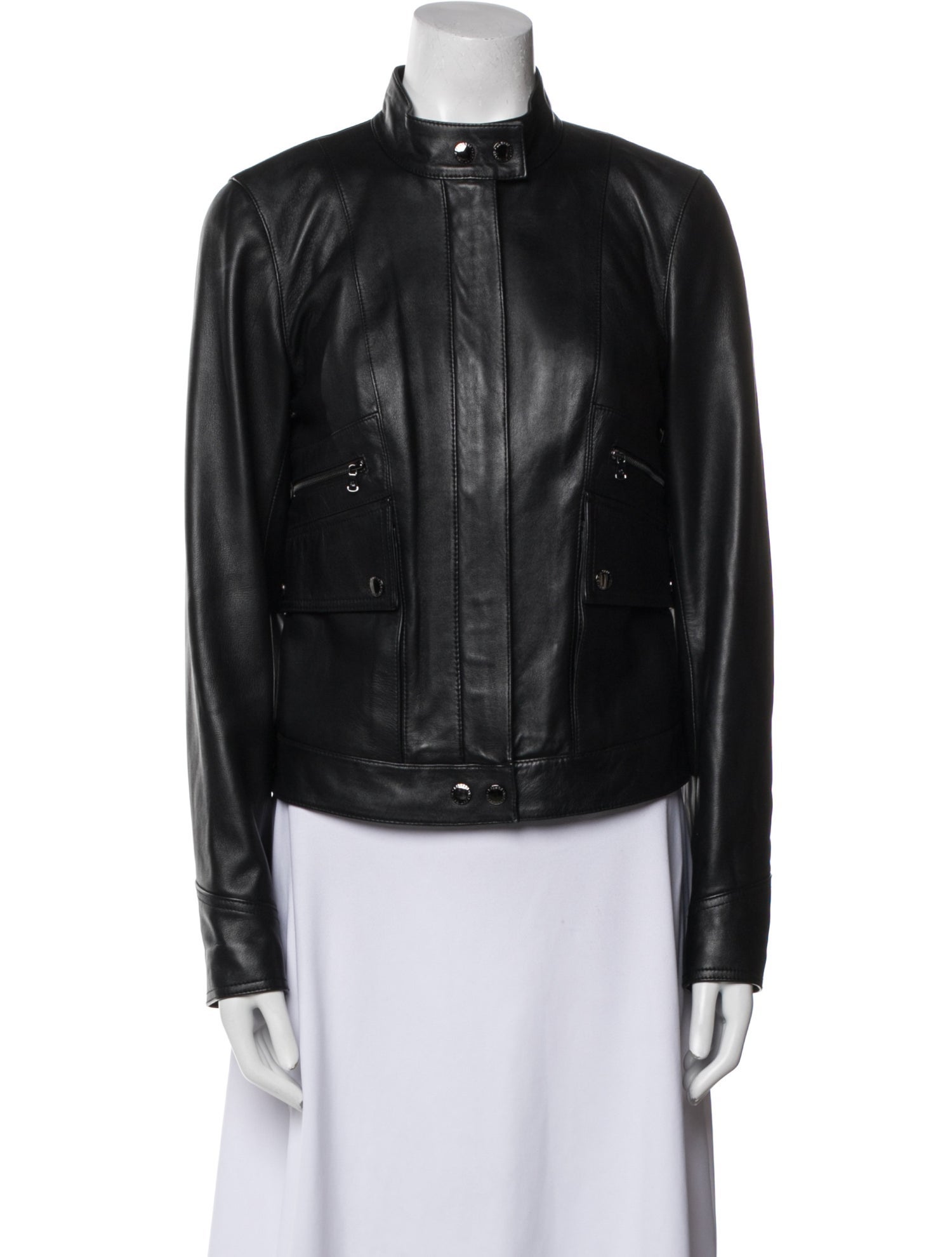 Lauren Ralph Lauren Leather Biker Jacket