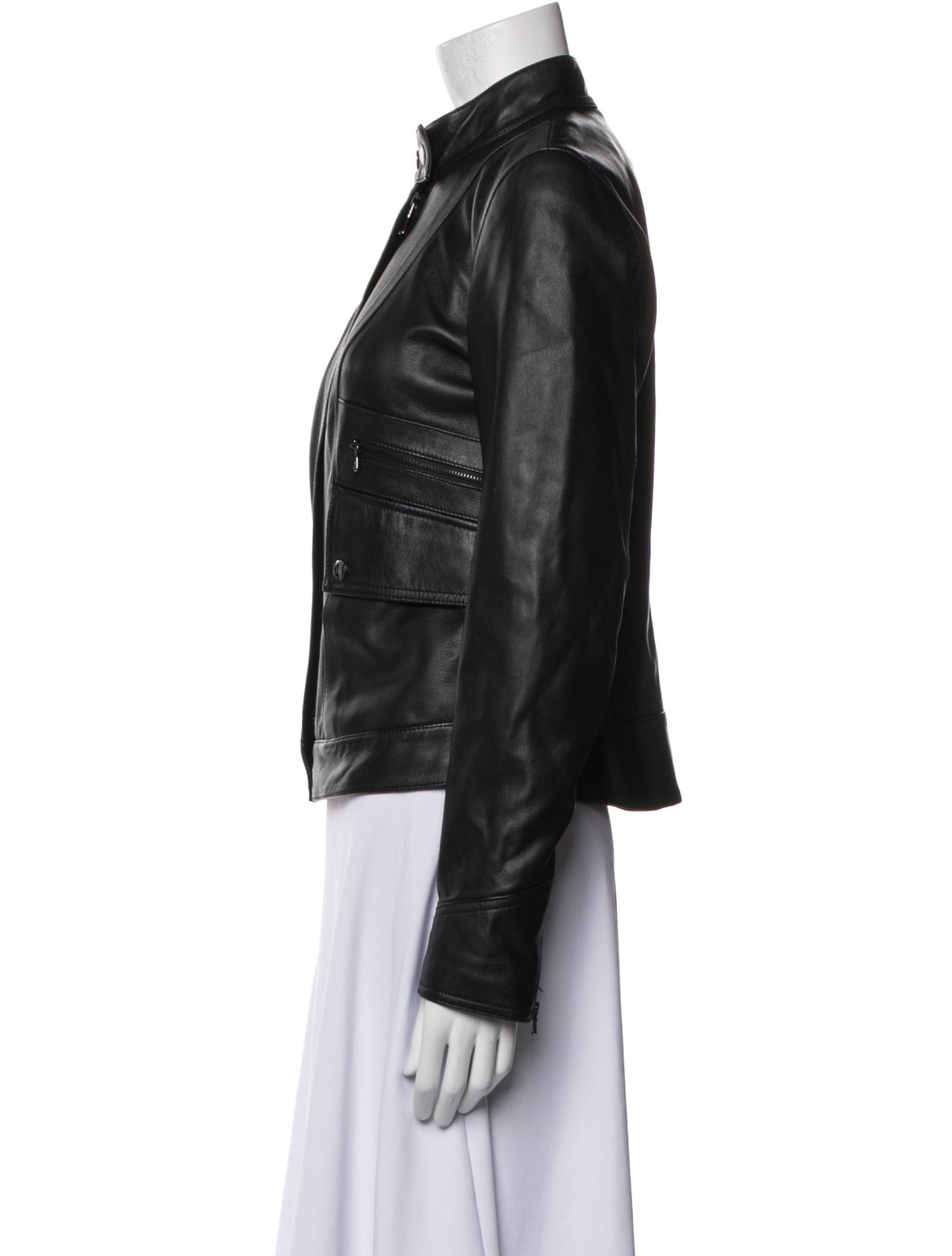 Lauren Ralph Lauren Leather Biker Jacket