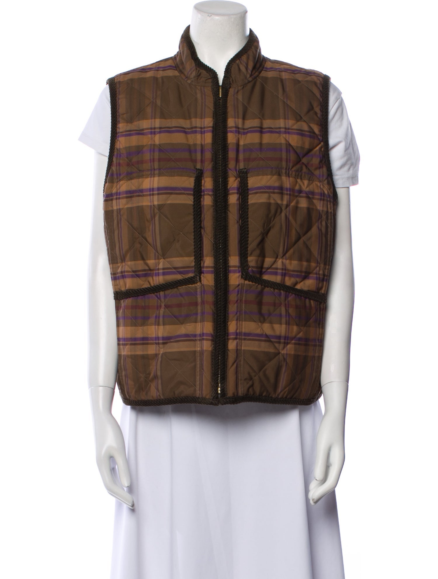 Lauren Ralph Lauren Plaid Print Vest