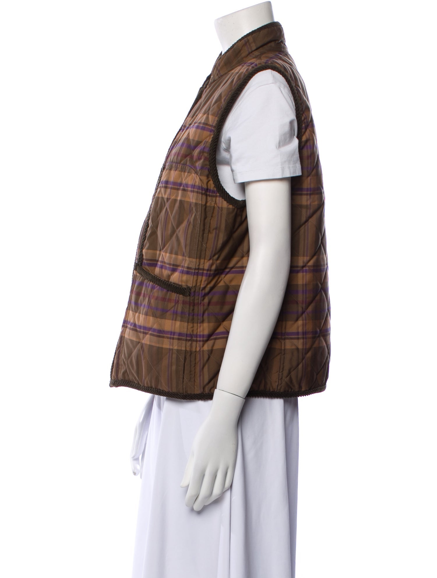 Lauren Ralph Lauren Plaid Print Vest