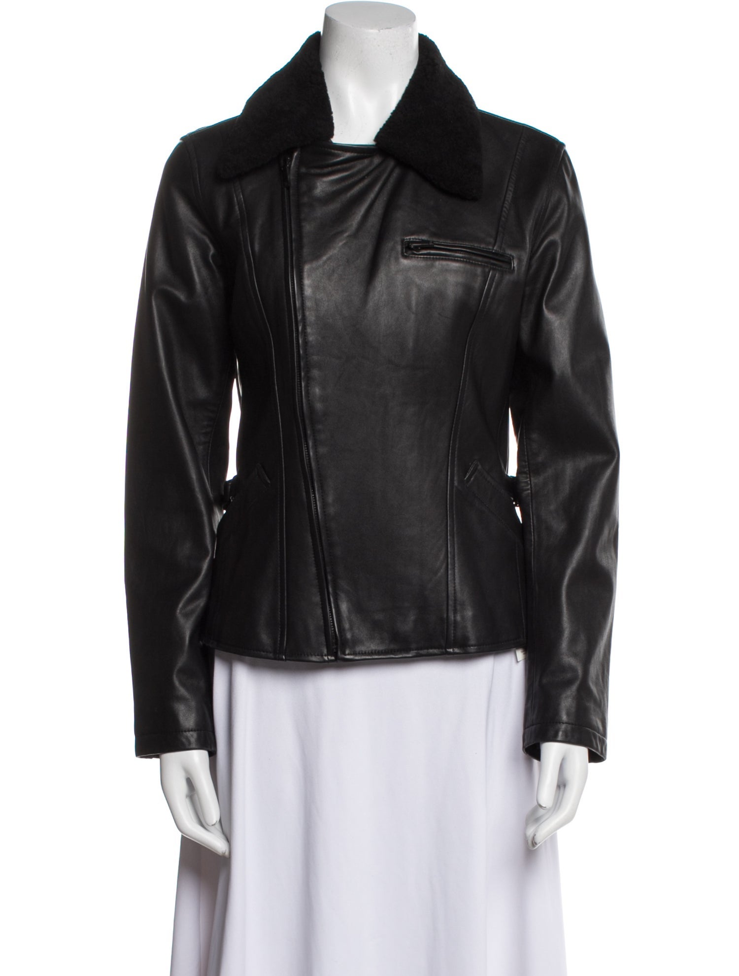 Lauren Ralph Lauren Leather Biker Jacket
