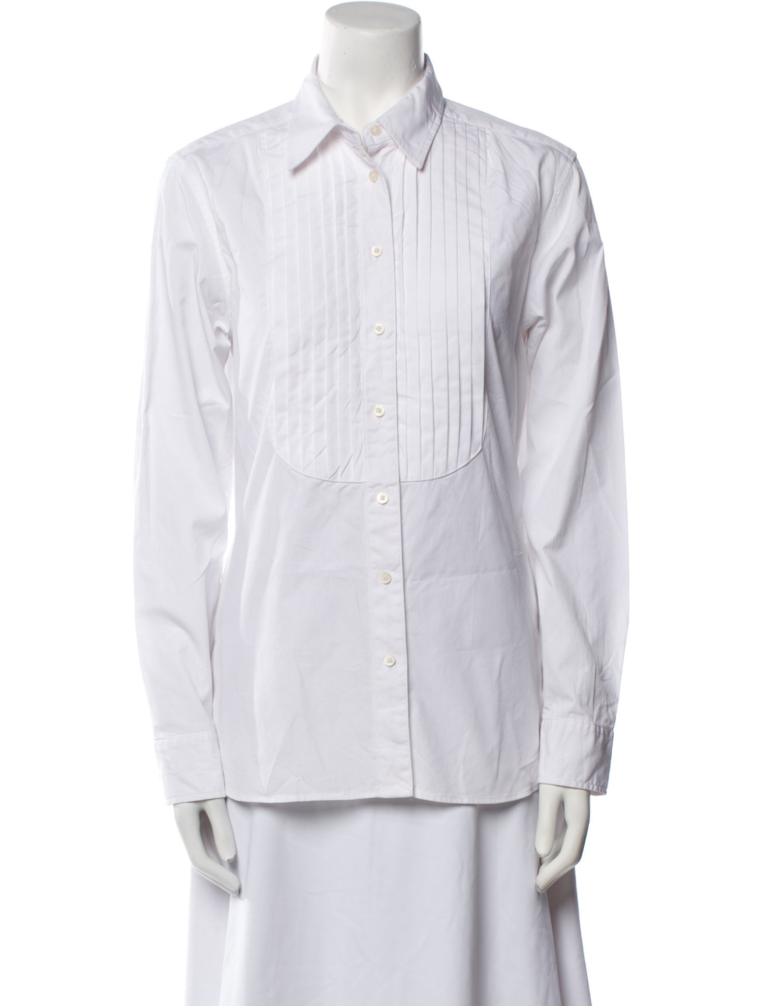 Lauren Ralph Lauren Long Sleeve Button-Up Top