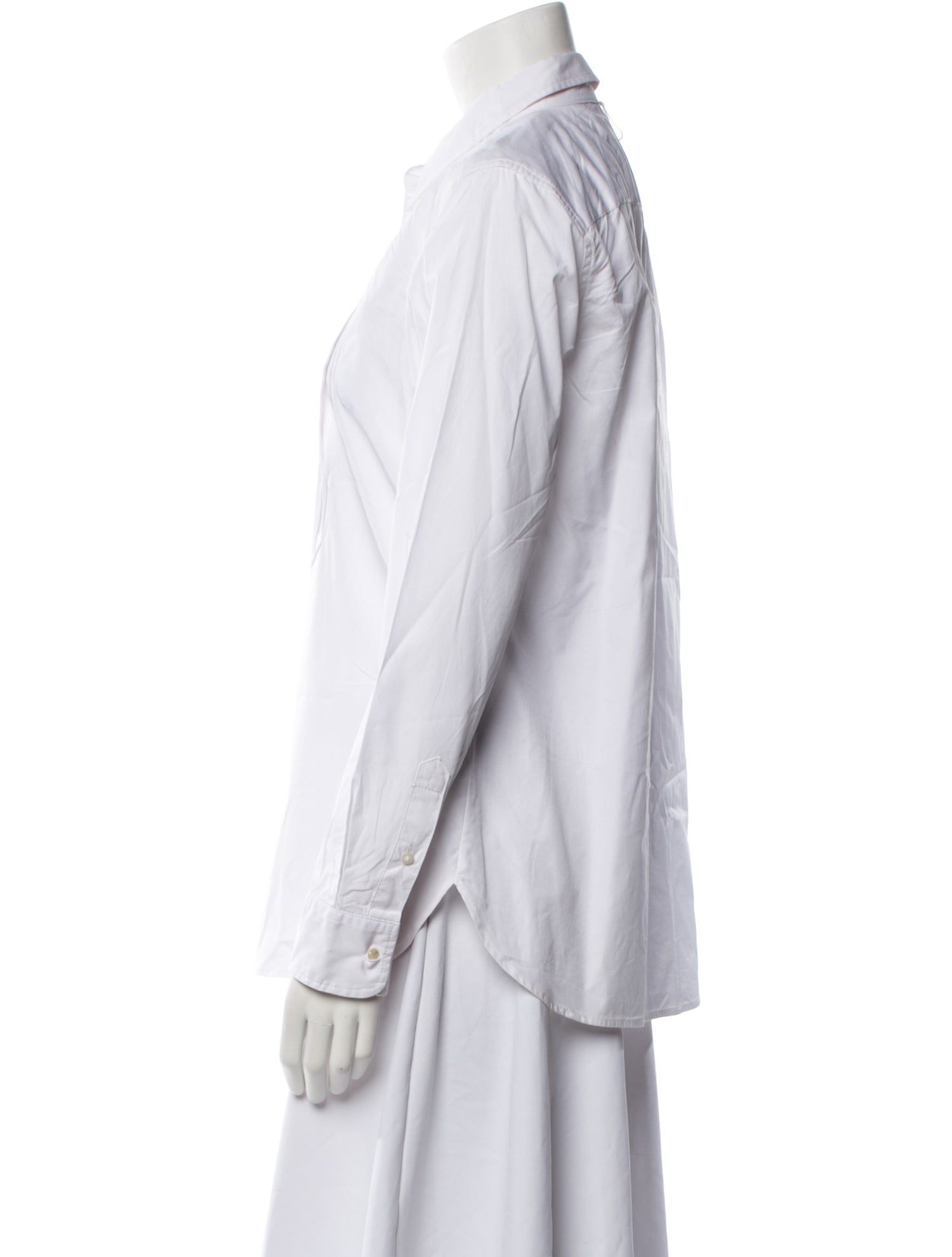 Lauren Ralph Lauren Long Sleeve Button-Up Top