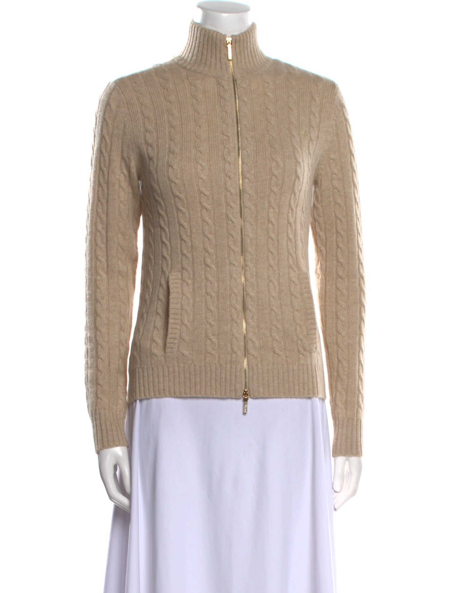 Lauren Ralph Lauren Cashmere Mock Neck Sweater w/ Tags