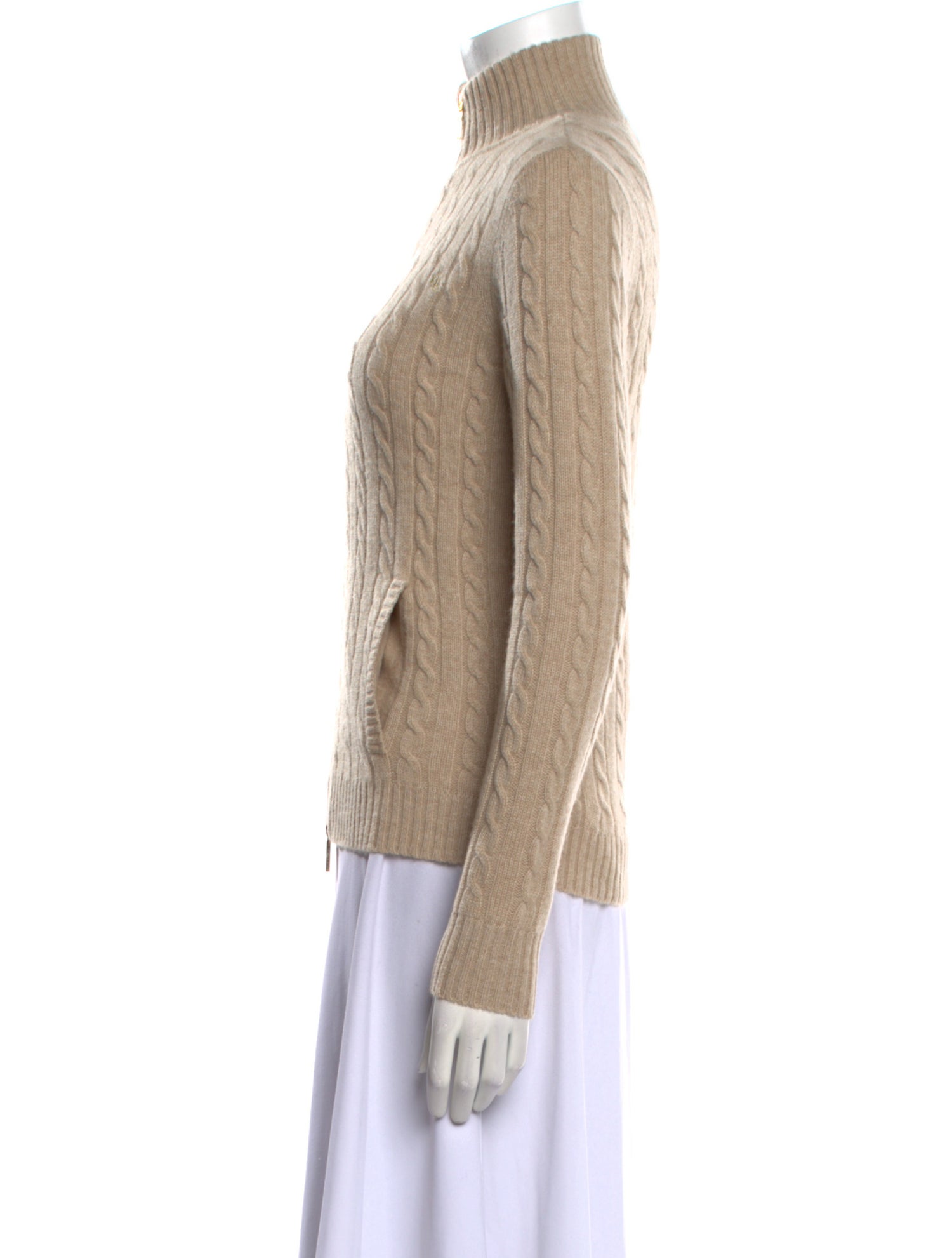 Lauren Ralph Lauren Cashmere Mock Neck Sweater w/ Tags