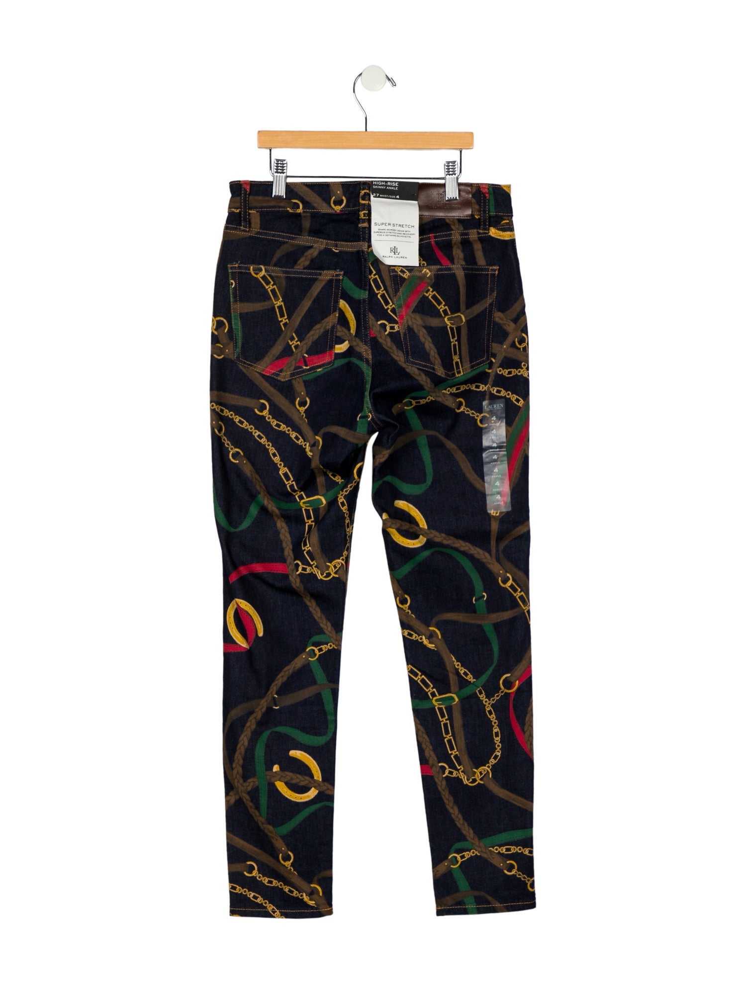 Lauren Ralph Lauren High-Rise Skinny Leg Jeans