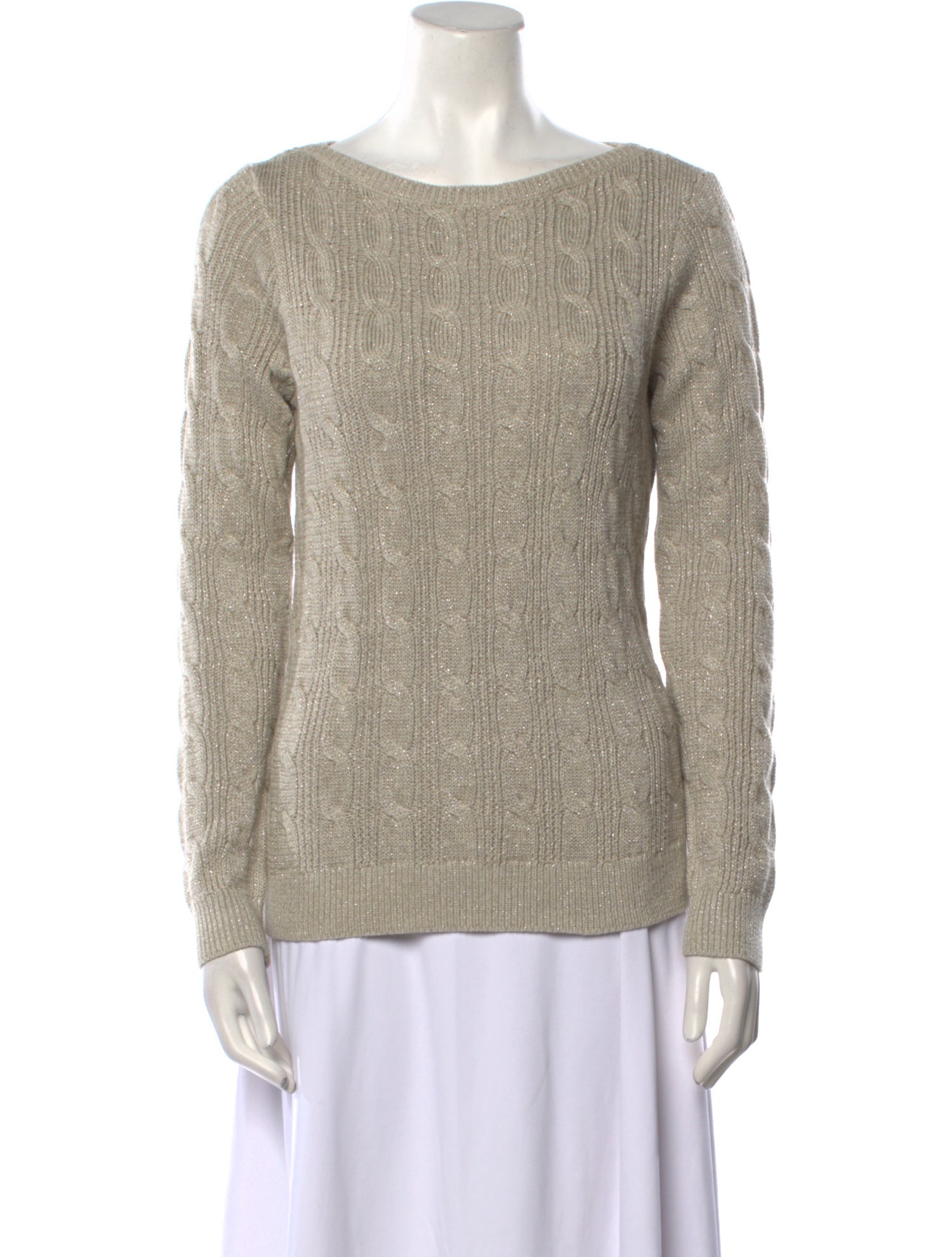 Lauren Ralph Lauren Cashmere Scoop Neck Sweater