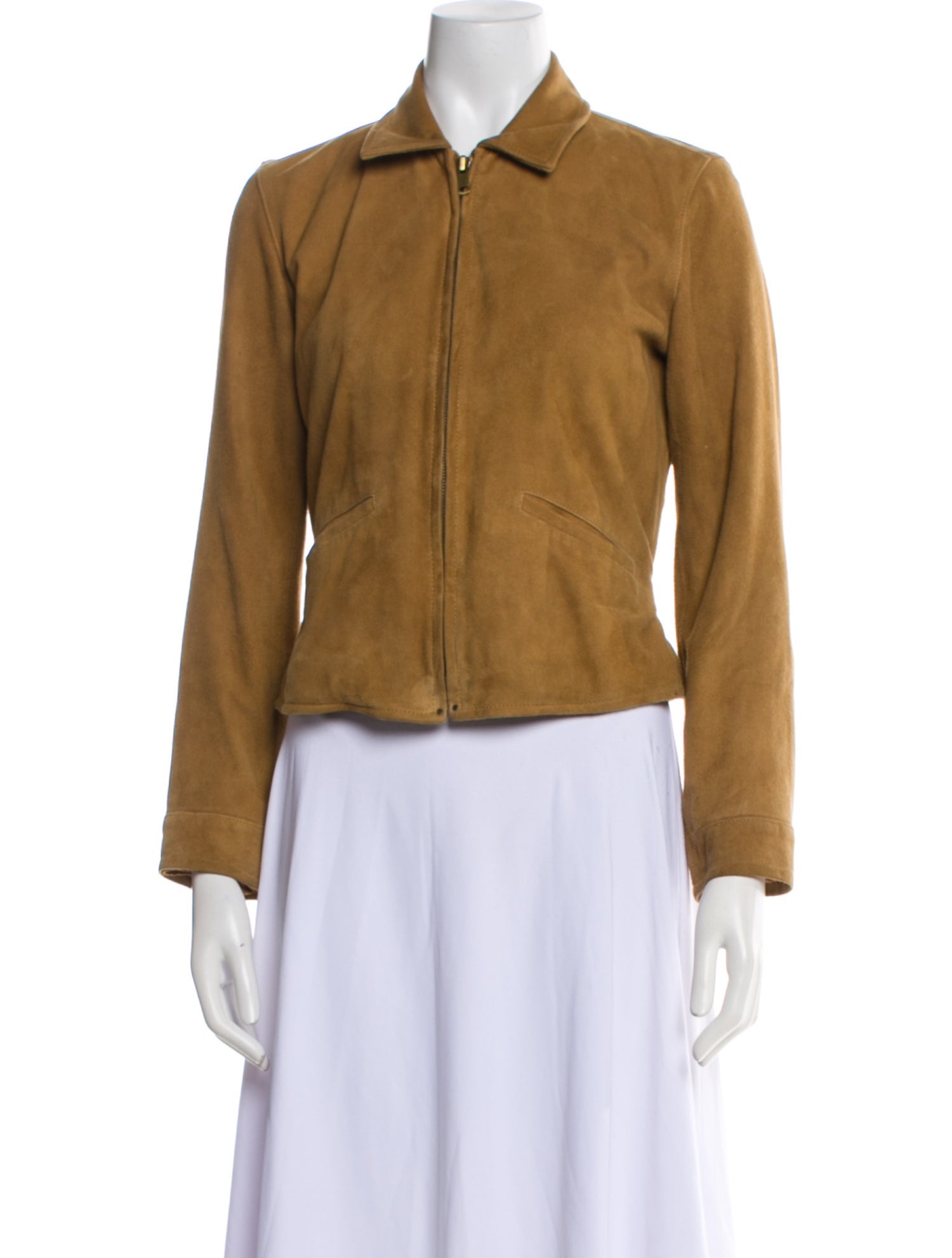 Lauren Ralph Lauren Suede Biker Jacket