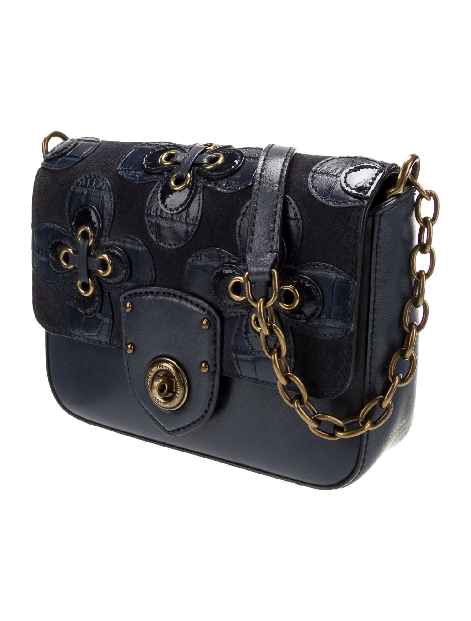 Lauren Ralph Lauren Leather Messenger Bag