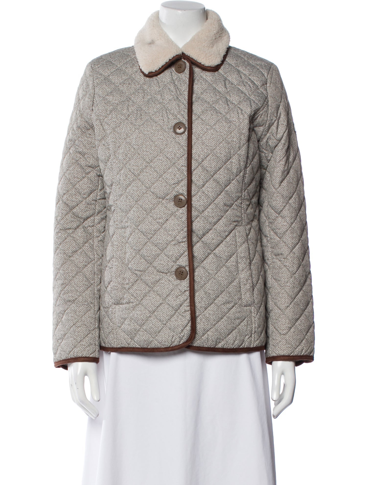 Lauren Ralph Lauren Printed Faux Fur Jacket