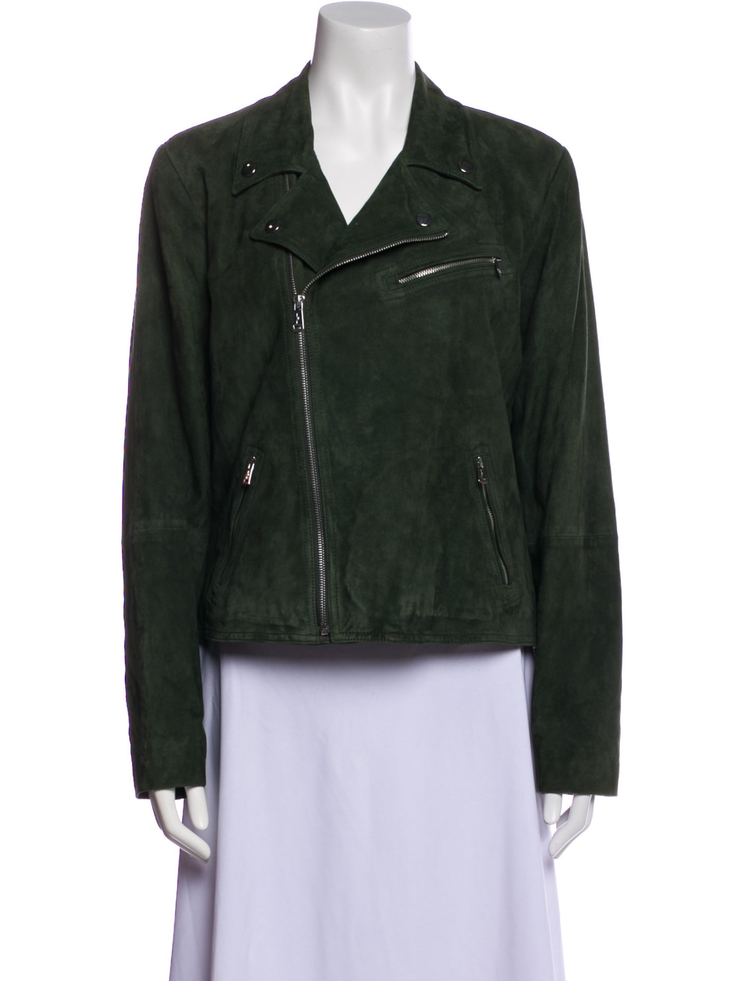 Lauren Ralph Lauren Suede Biker Jacket