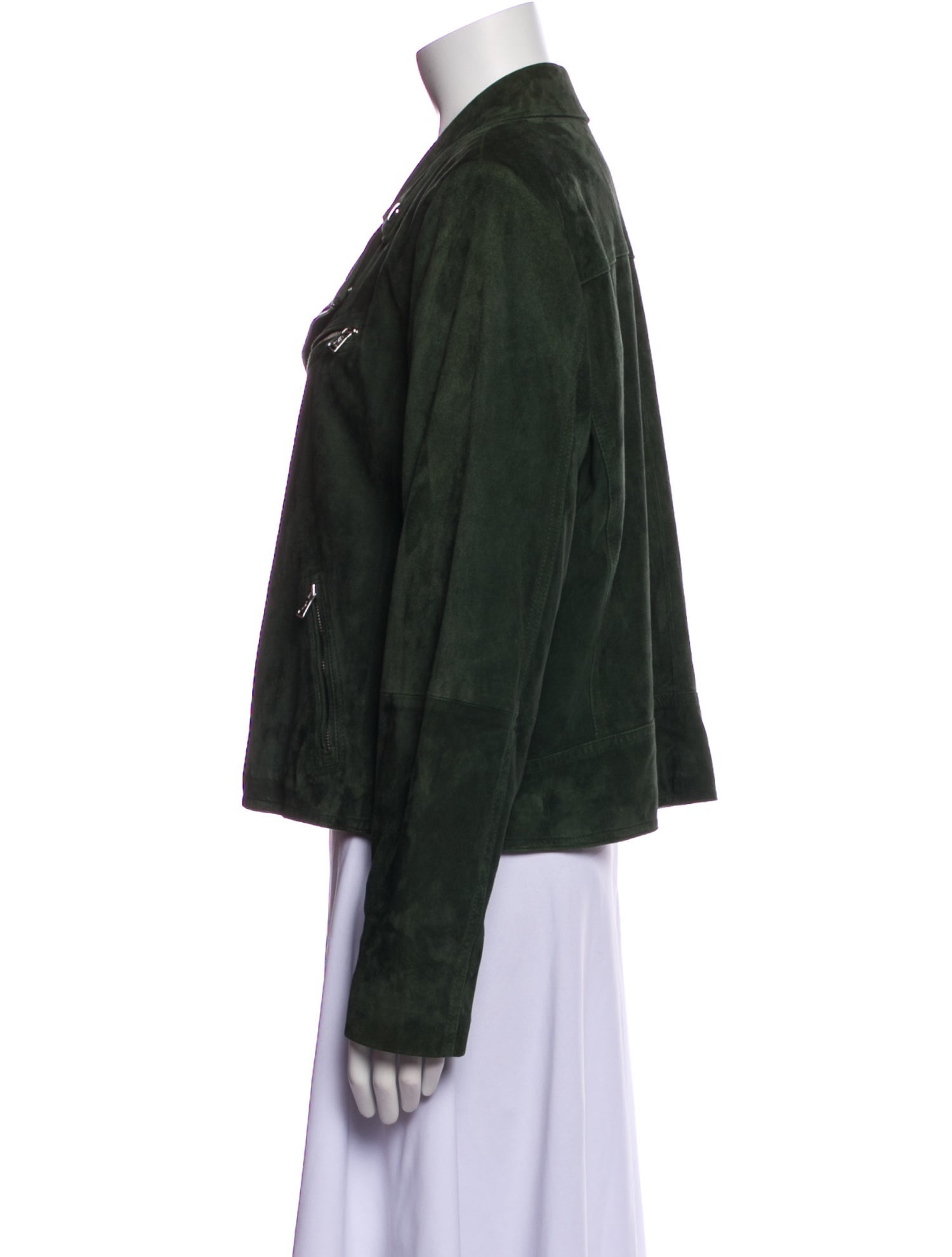 Lauren Ralph Lauren Suede Biker Jacket